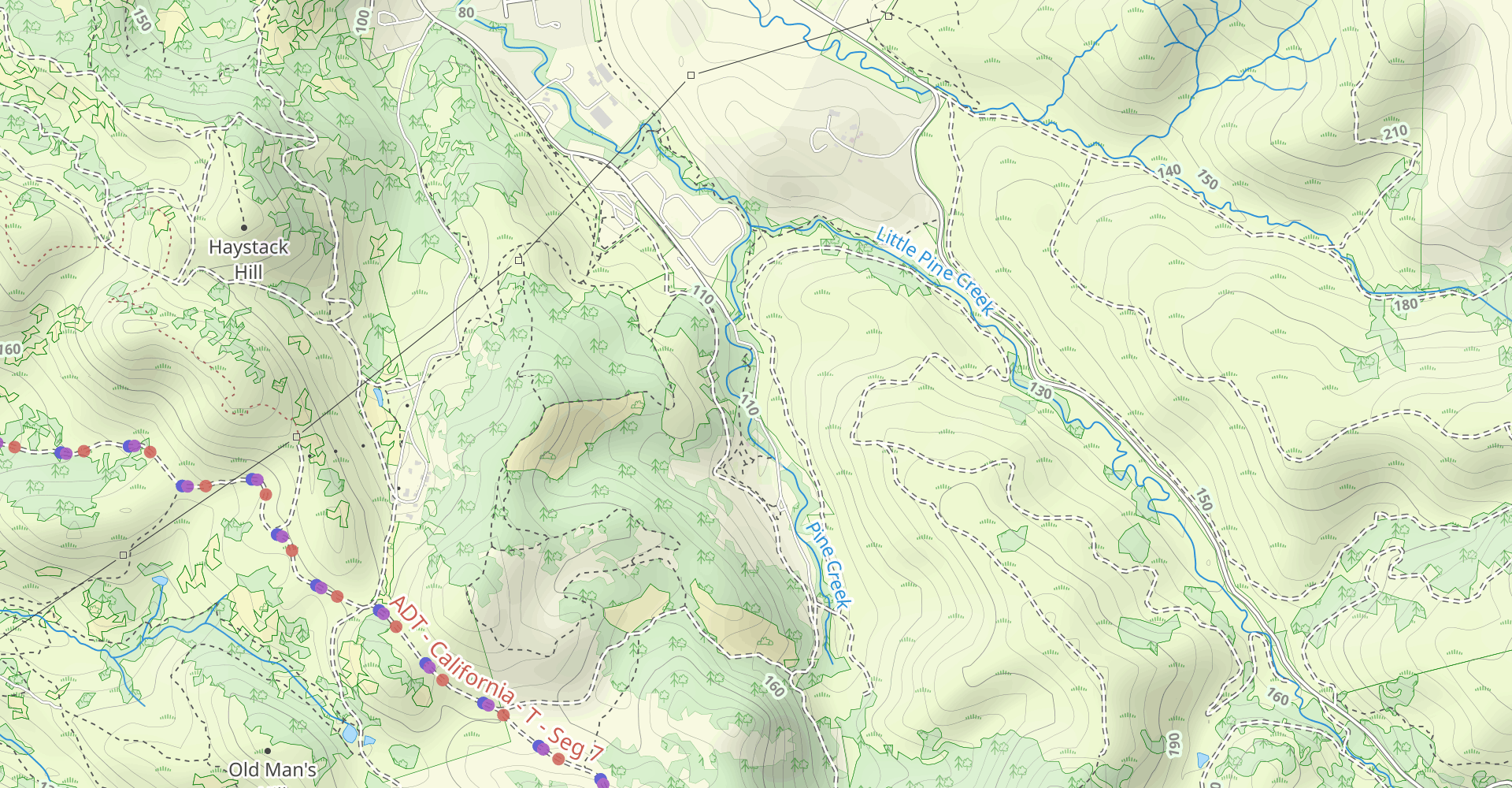Castlerock Loop via Fairy Lantern Trail