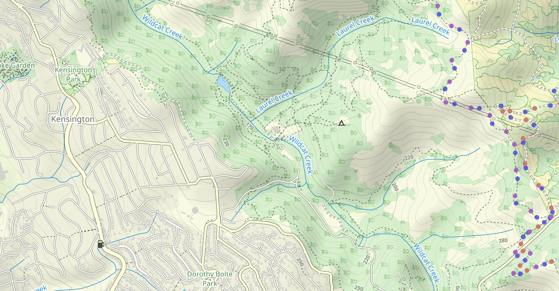 Wildcat Peak Trail via Laurel Canyon and Sylvan Trail