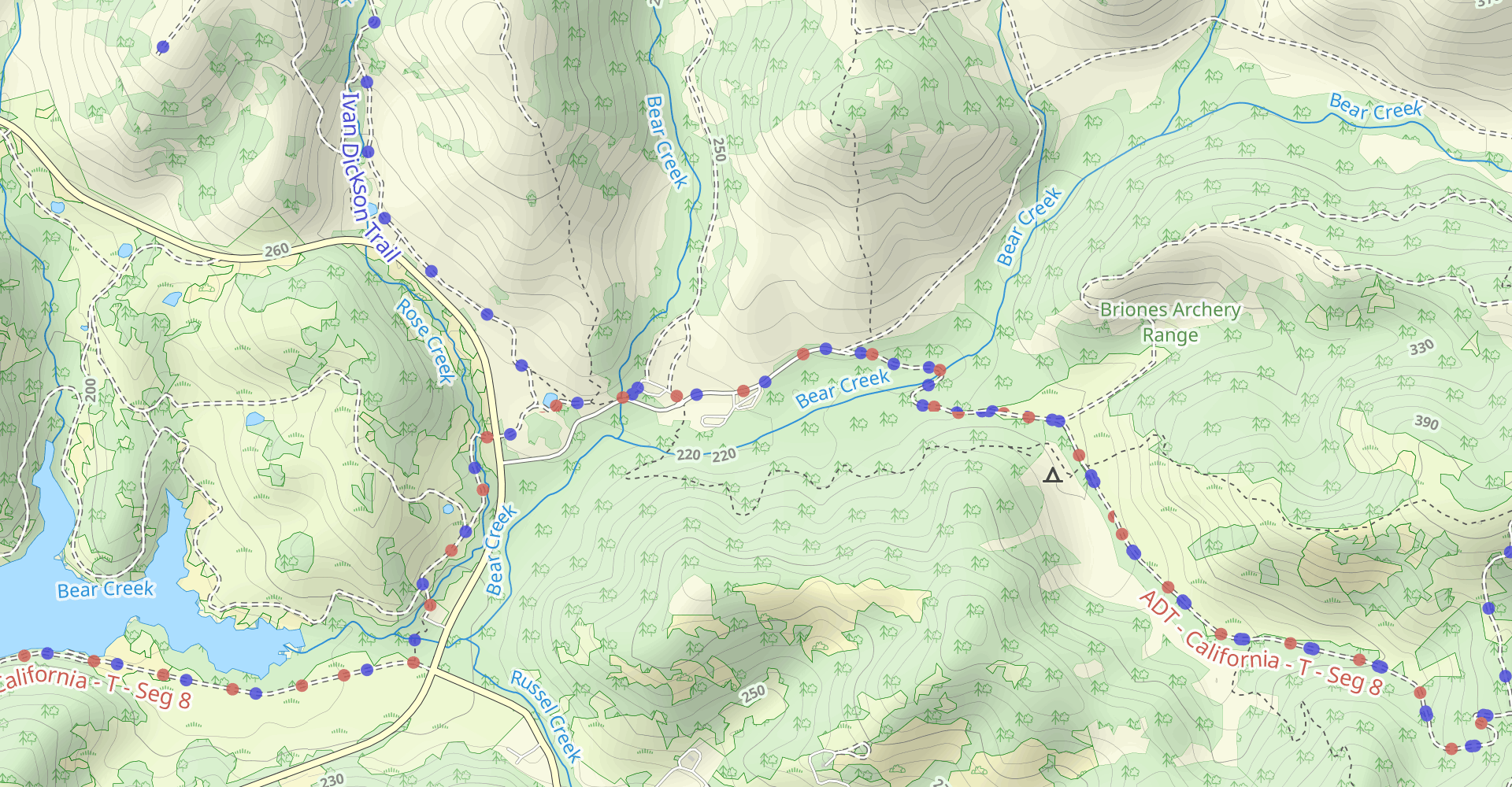 Briones Regional Park Loop from Bear Creek Trail Head