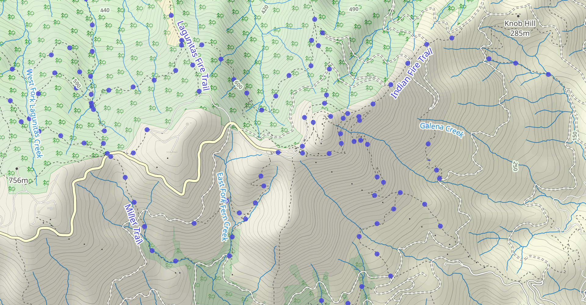 East Peak to West Point