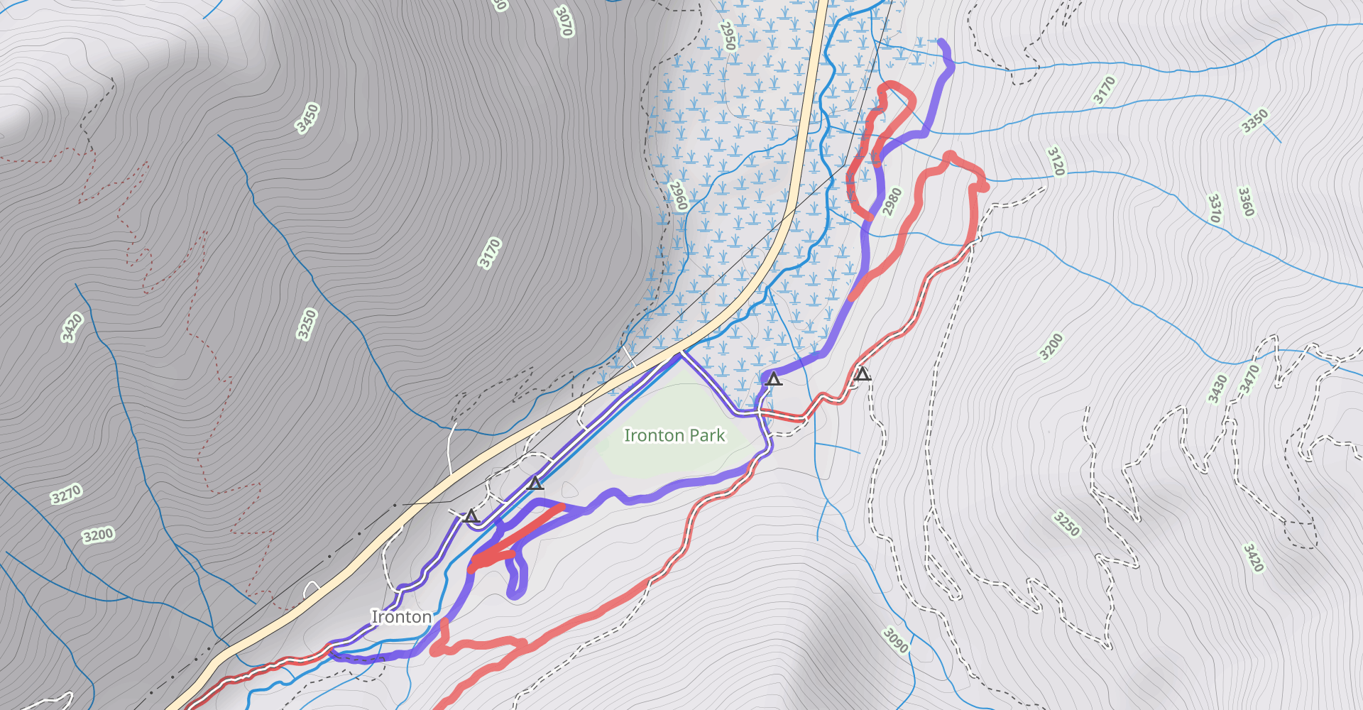 Corkscrew Gulch, Engineer's Pass, and Minerals OHV Trail
