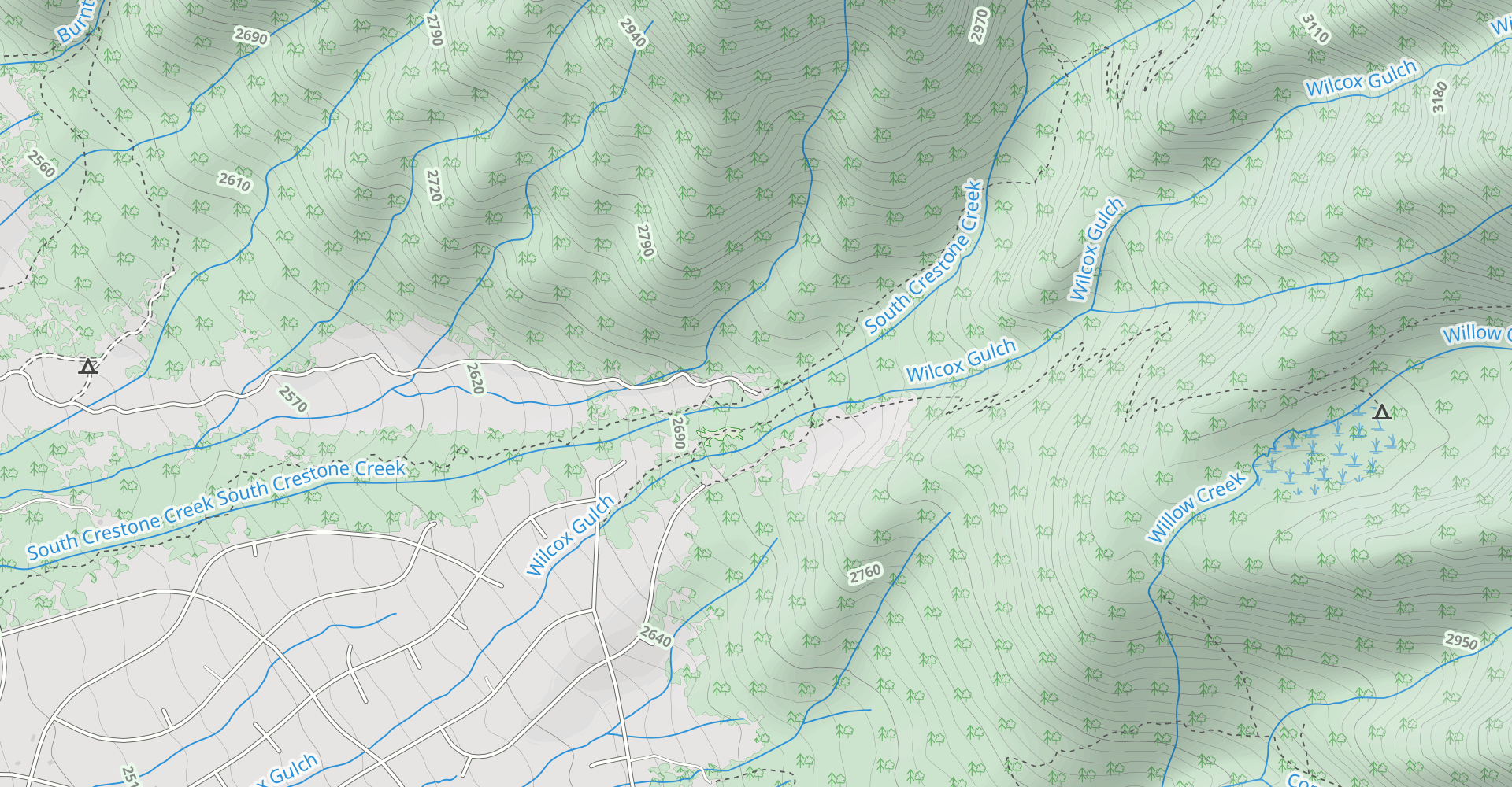 Willow Lakes and Willow Creek Lakes via Willow Lake Trail and Challenger Peak Route
