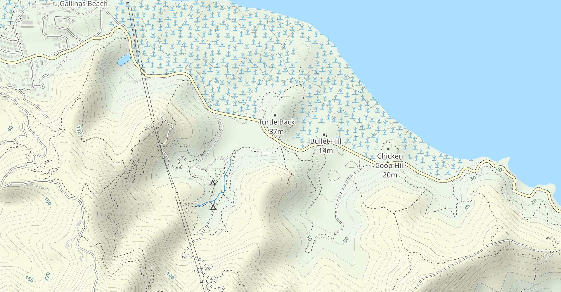 Shoreline Trail, Oak Ridge Drive, and Bayview Trail Loop