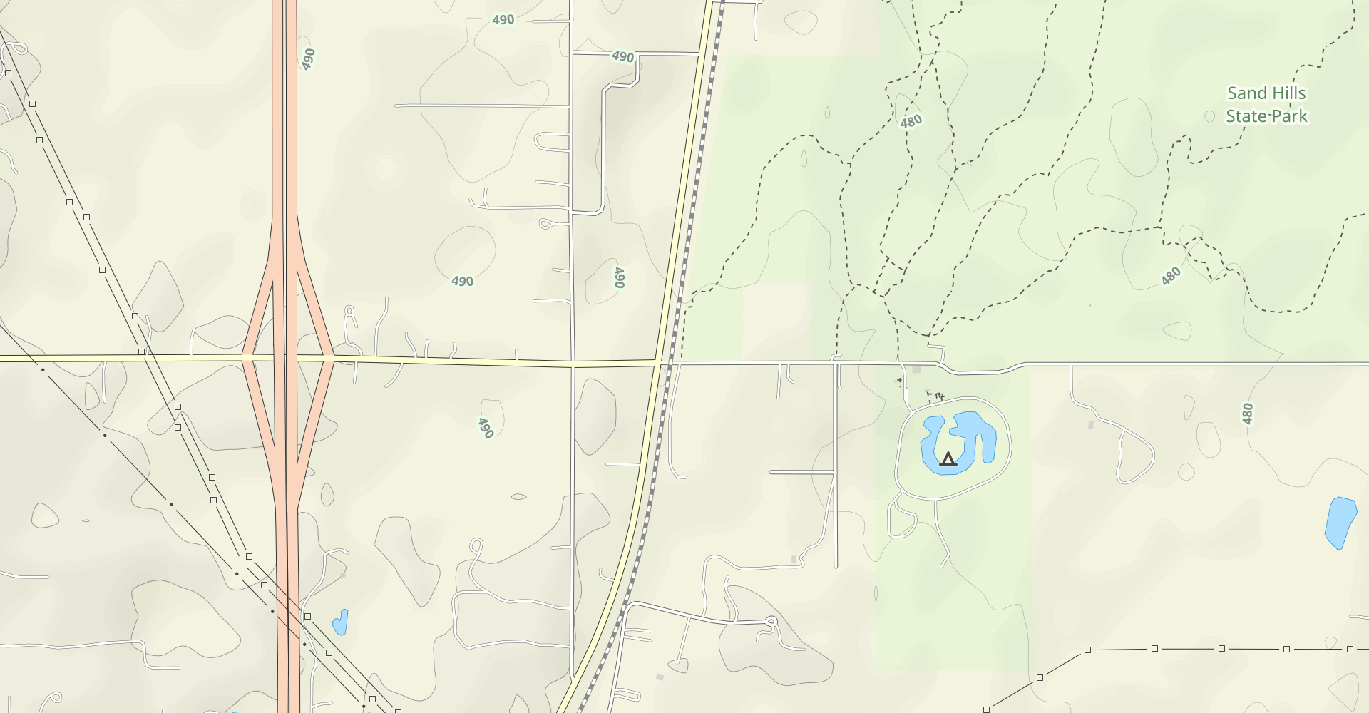 Hike Sand Hills Woodland Trail