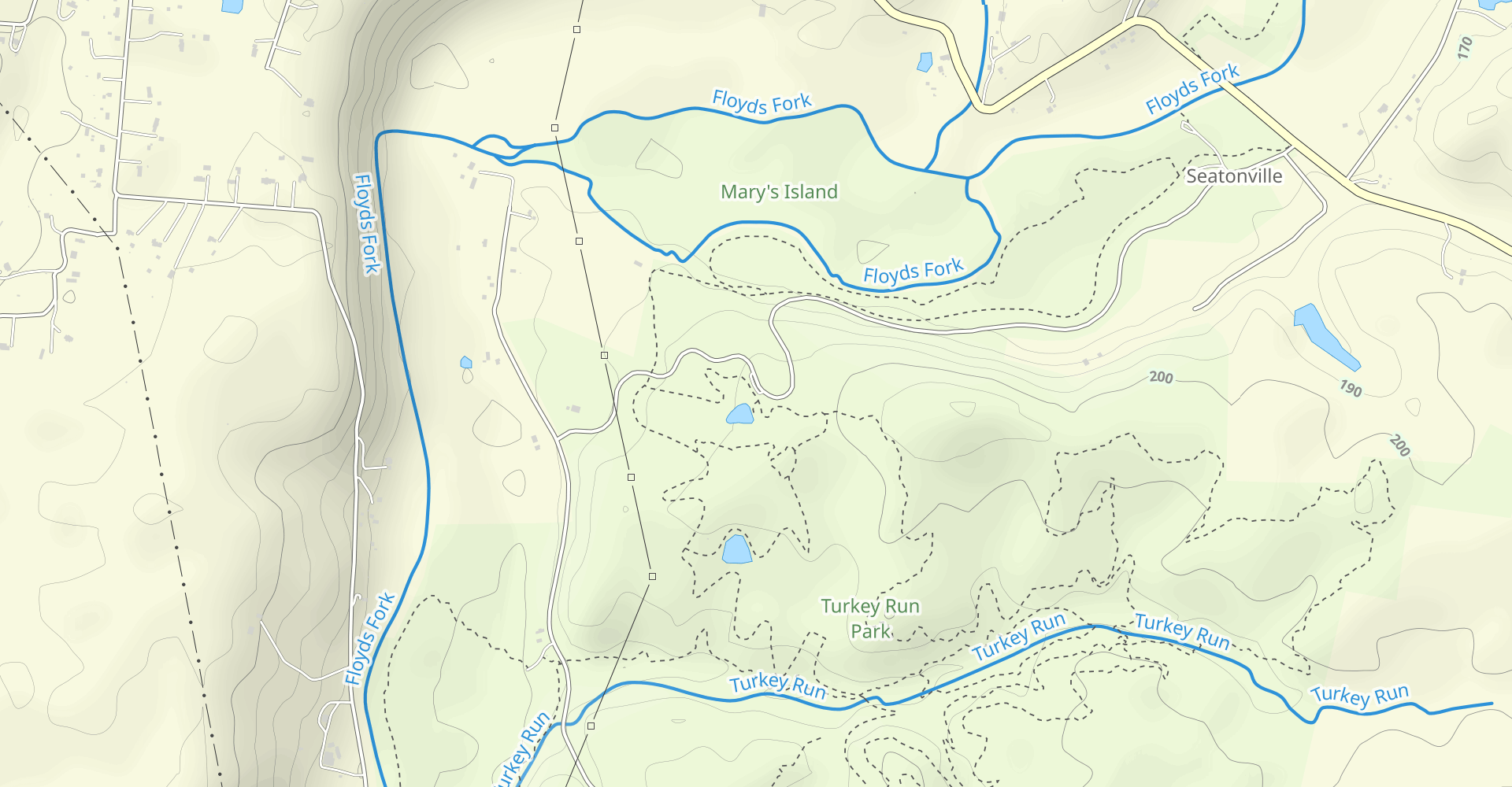 Paw Paw, Chinkapin and Hickory Trail Loop