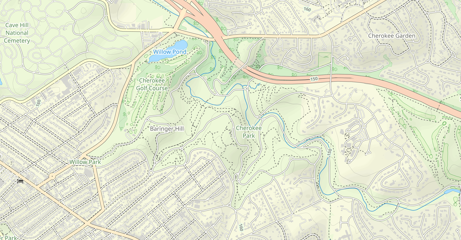 Cherokee Park Trail
