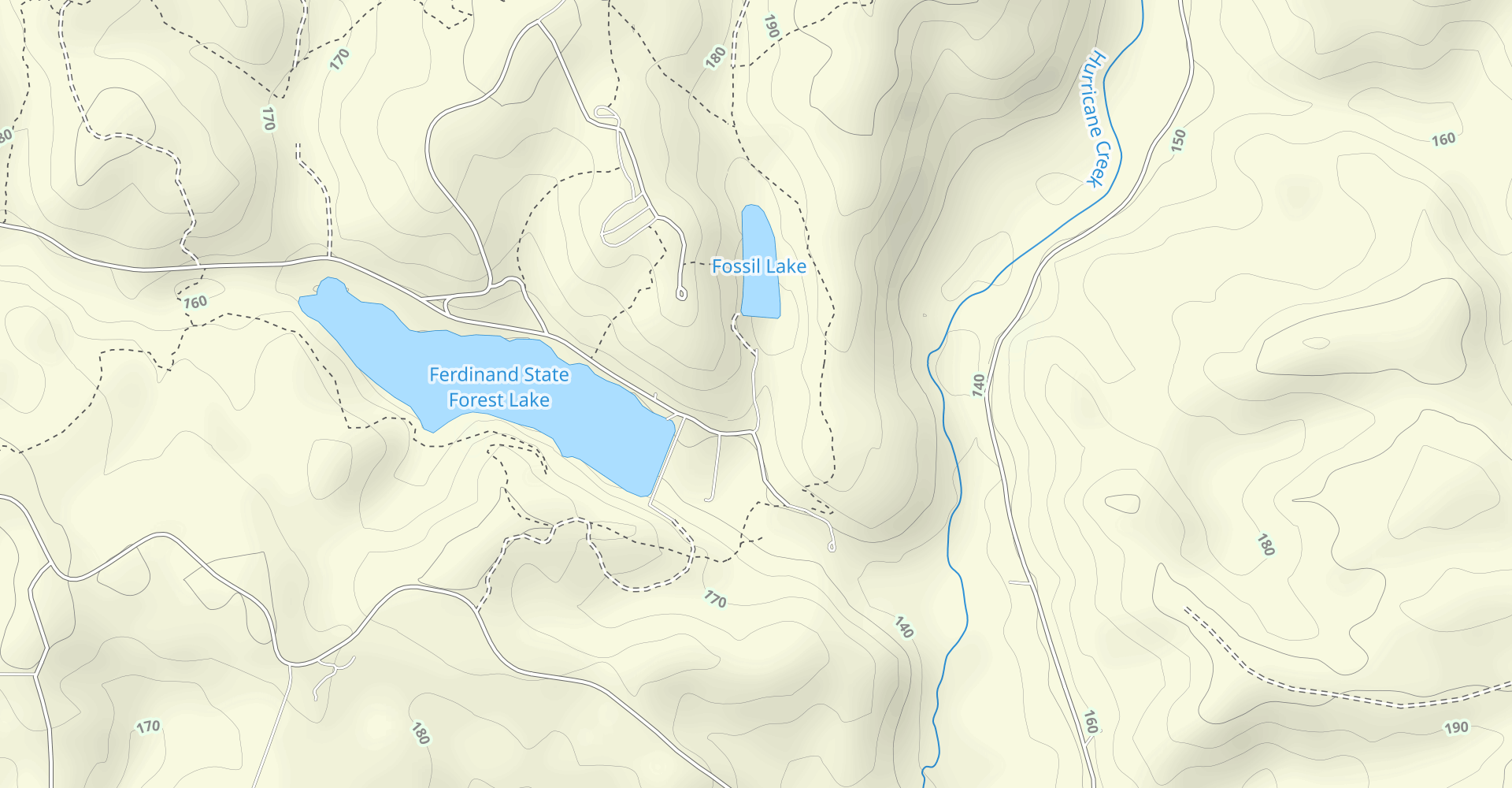 Hike Ferdinand State Forest Loop