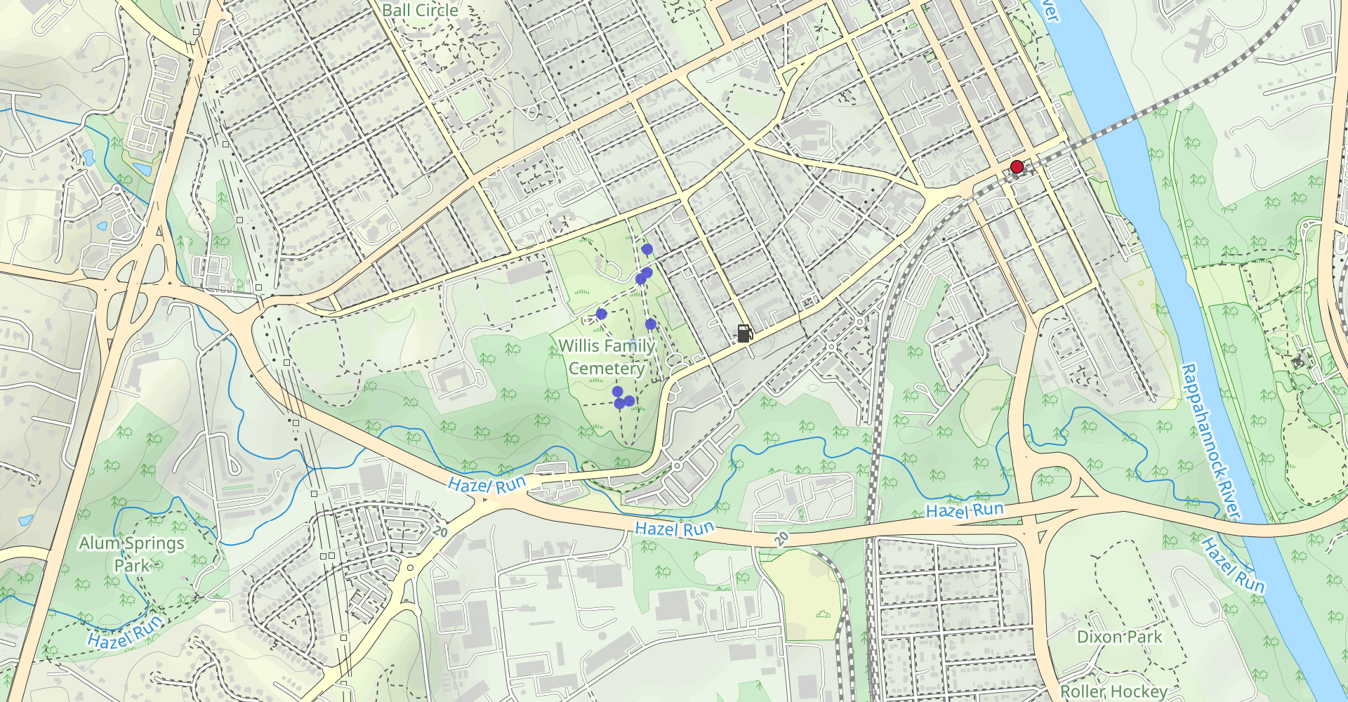 Fredericksburg National Cemetery Loop