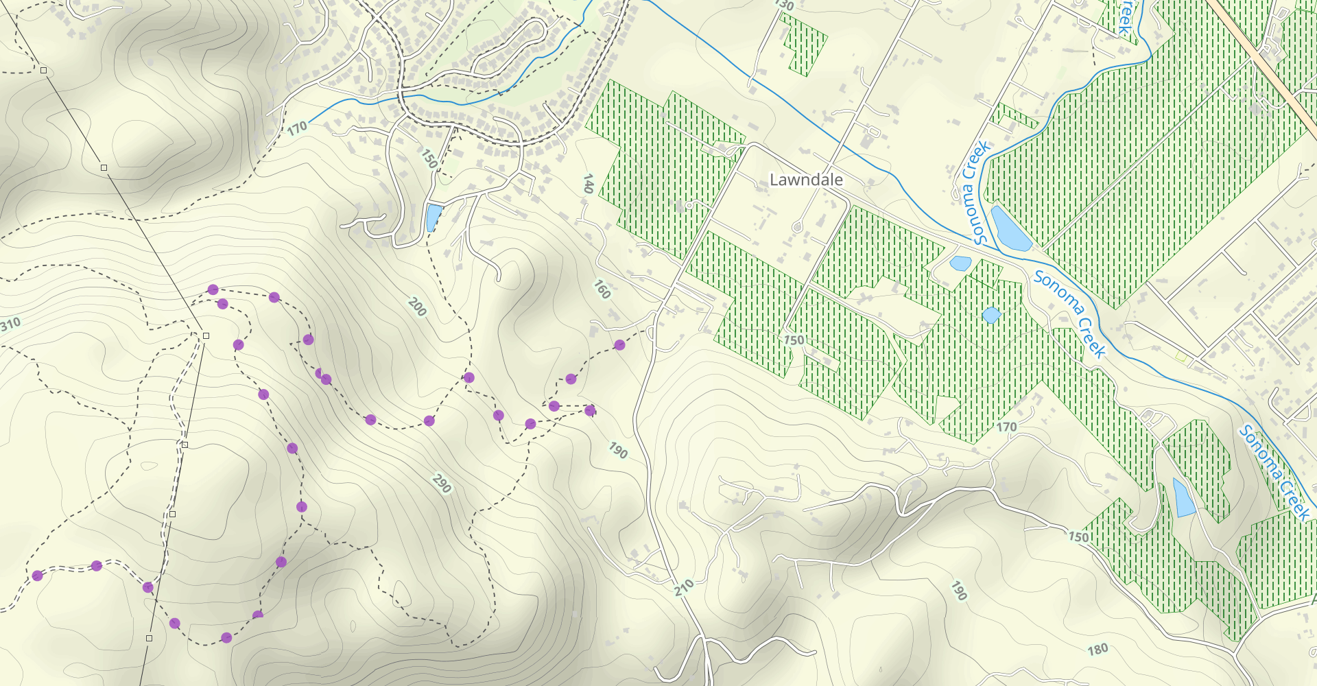 Lawndale and Schultz Trail Loop