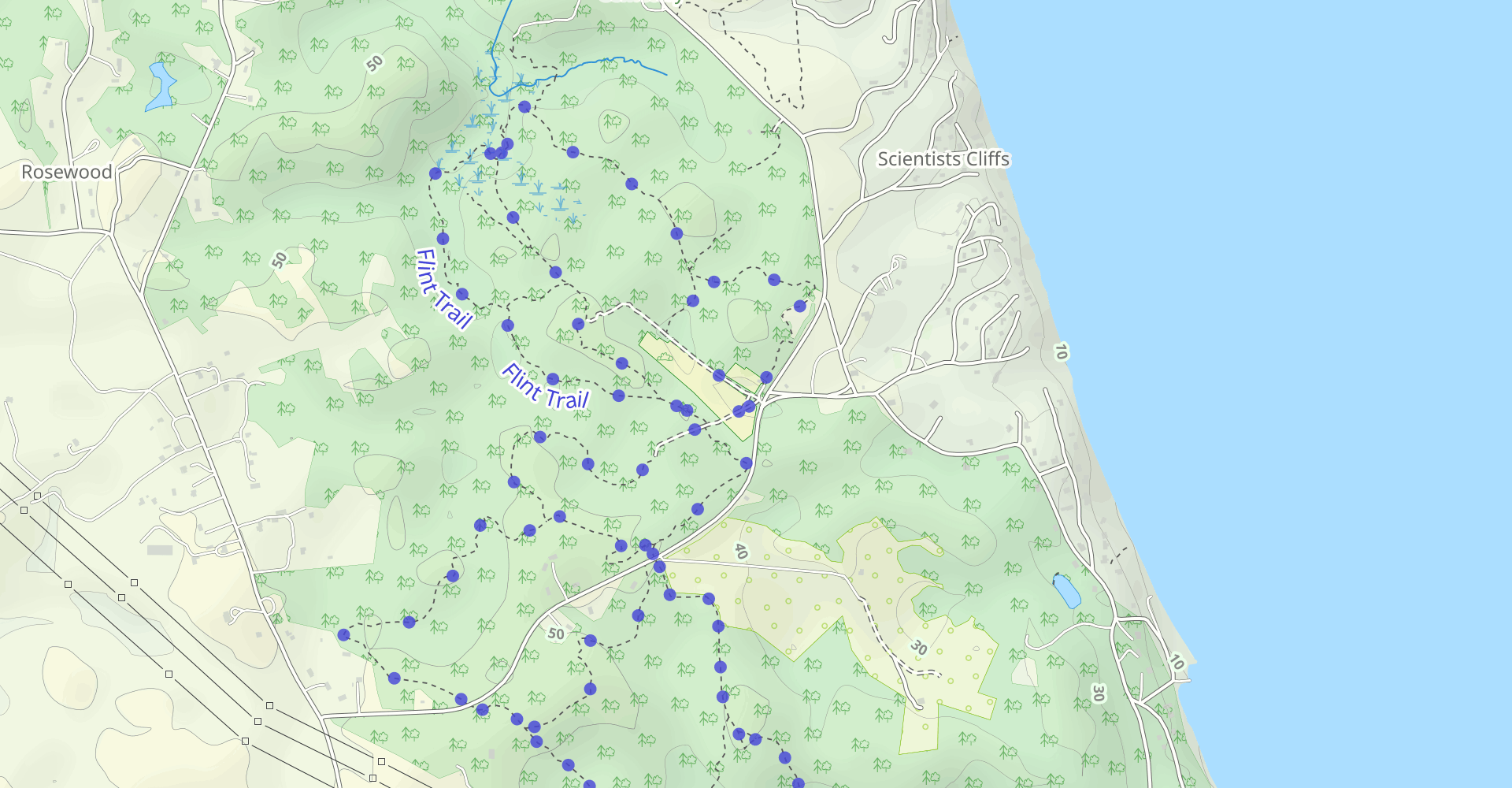 Swamp Trail to Flint Trail Loop