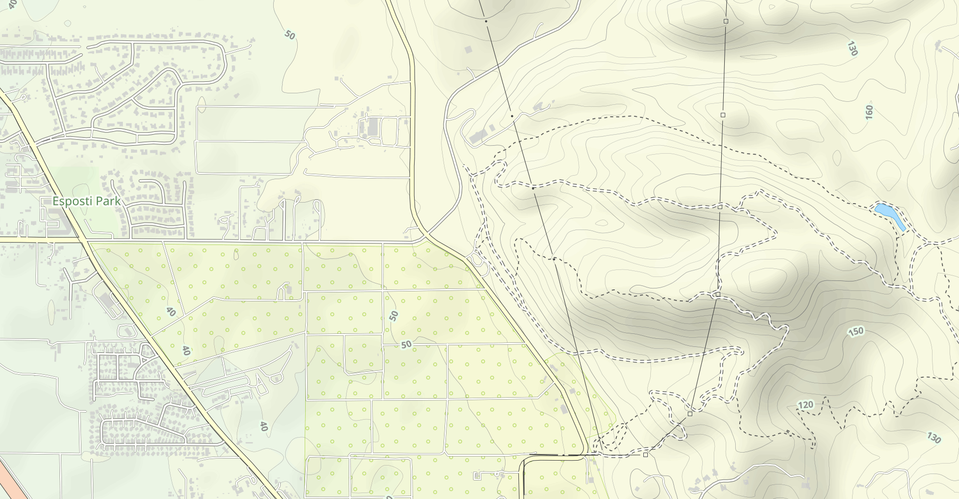 Creekside, Pond, and Big Leaf Trail
