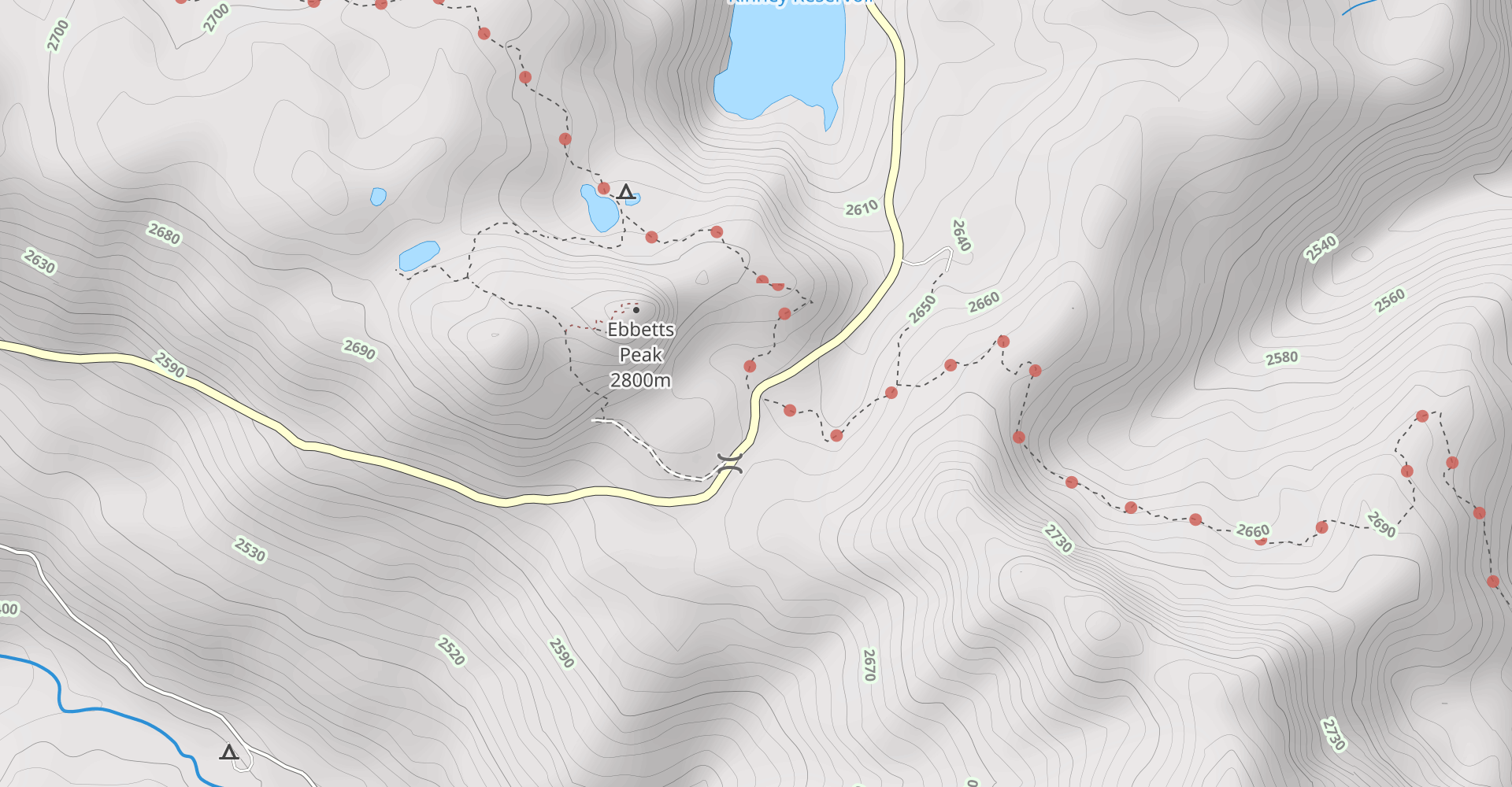 Upper Kinney Lake Via PCT