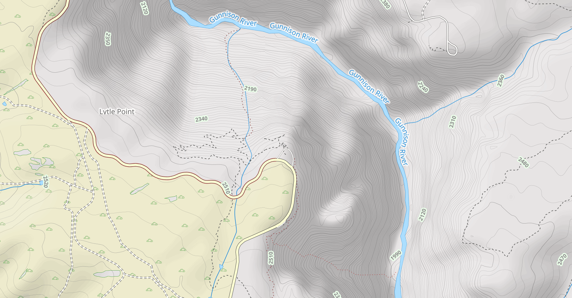 Uplands Trail to Rim Rock Nature Trail Loop