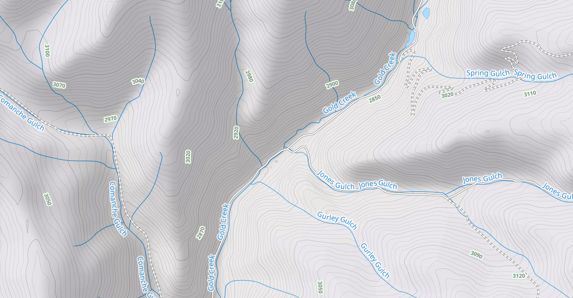 Bear Gulch, Adler Creek, McIntyre Gulch, and Fossil Ridge OHV Trail