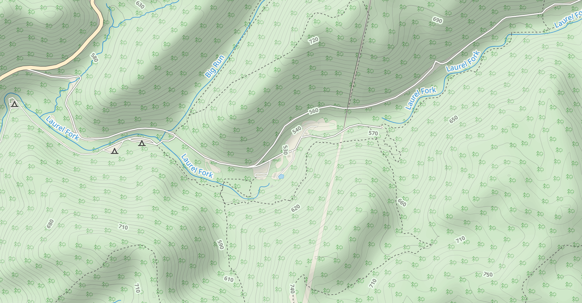 High Rock Trail and Salt Lick Trail Loop