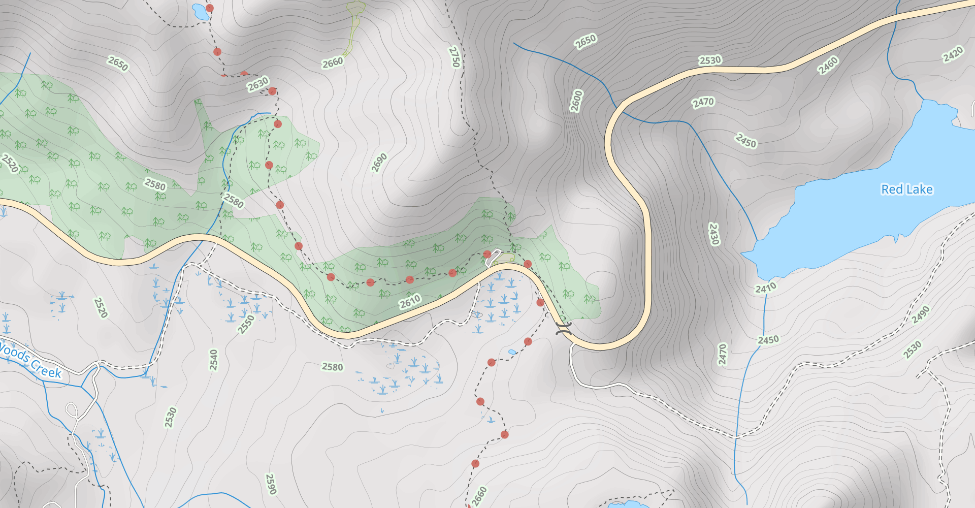 Red Lake Peak Trail