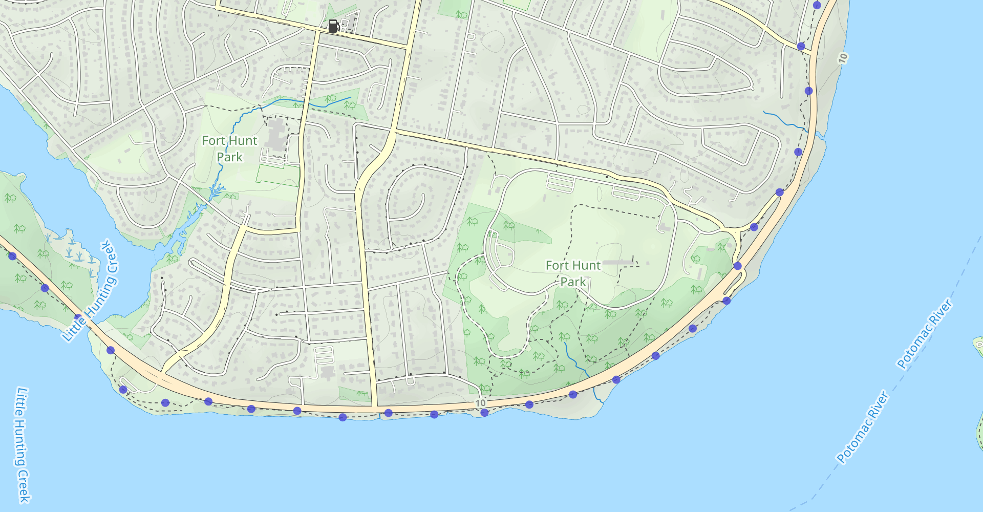 Fort Hunt Park Main Loop