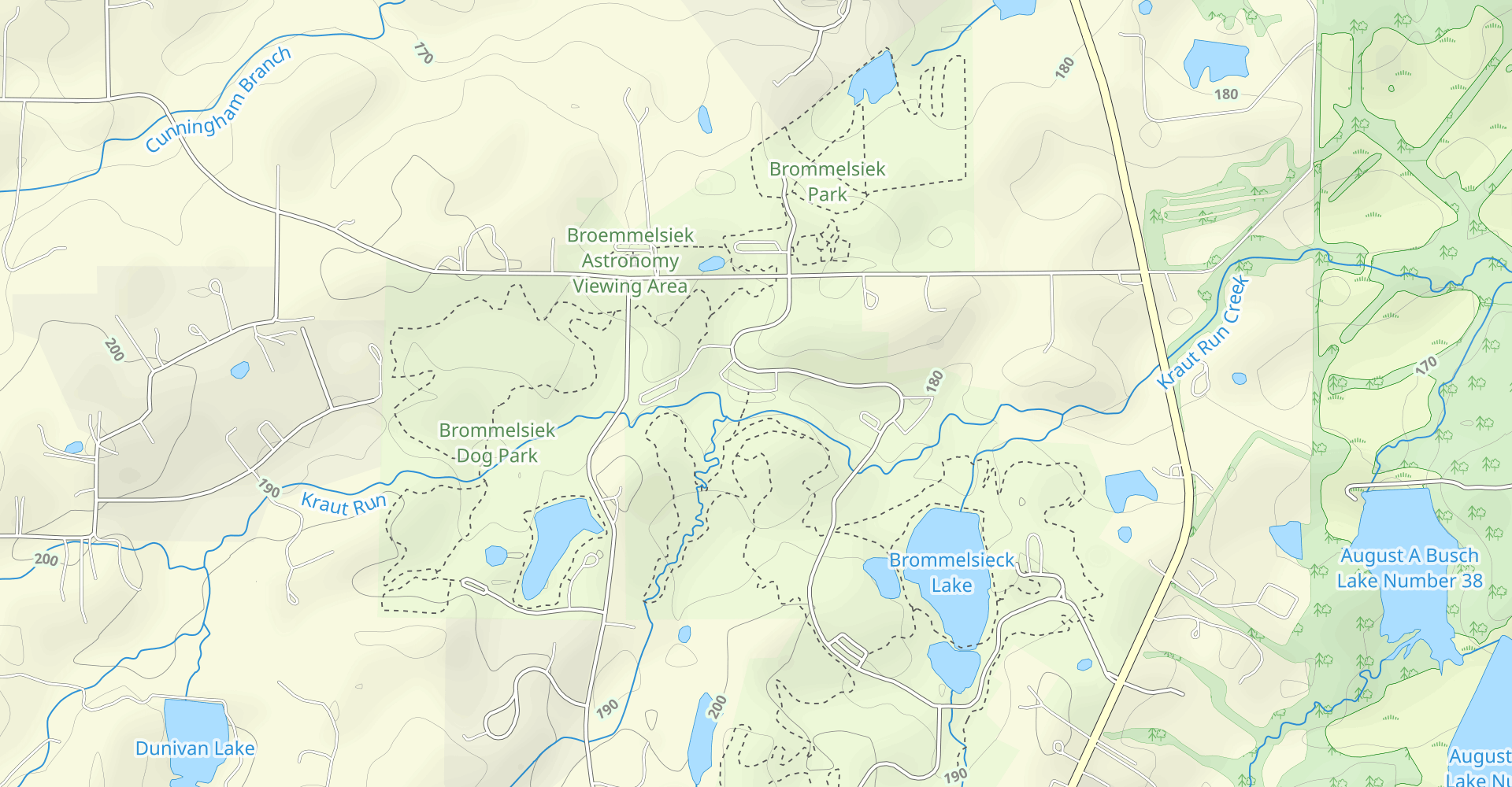 Broemmelsiek Trail: Short Loop