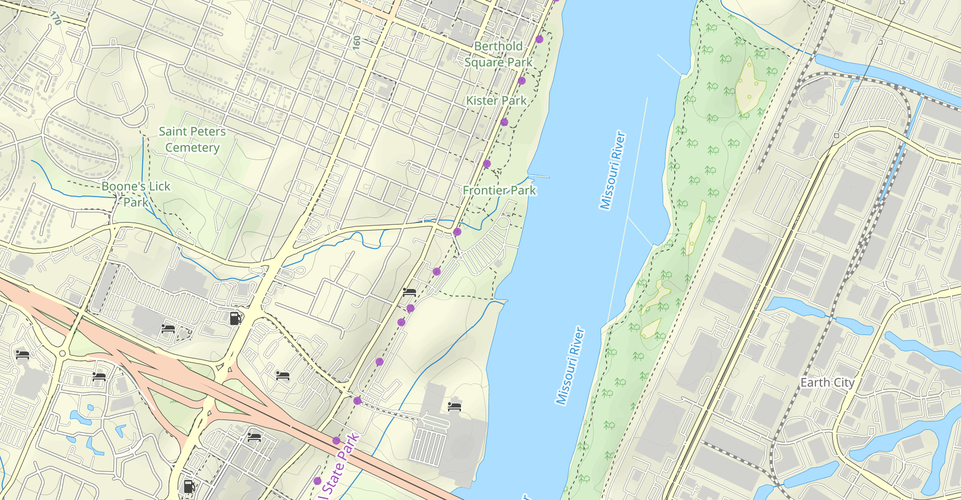 Katy Trail: St. Charles to Machens