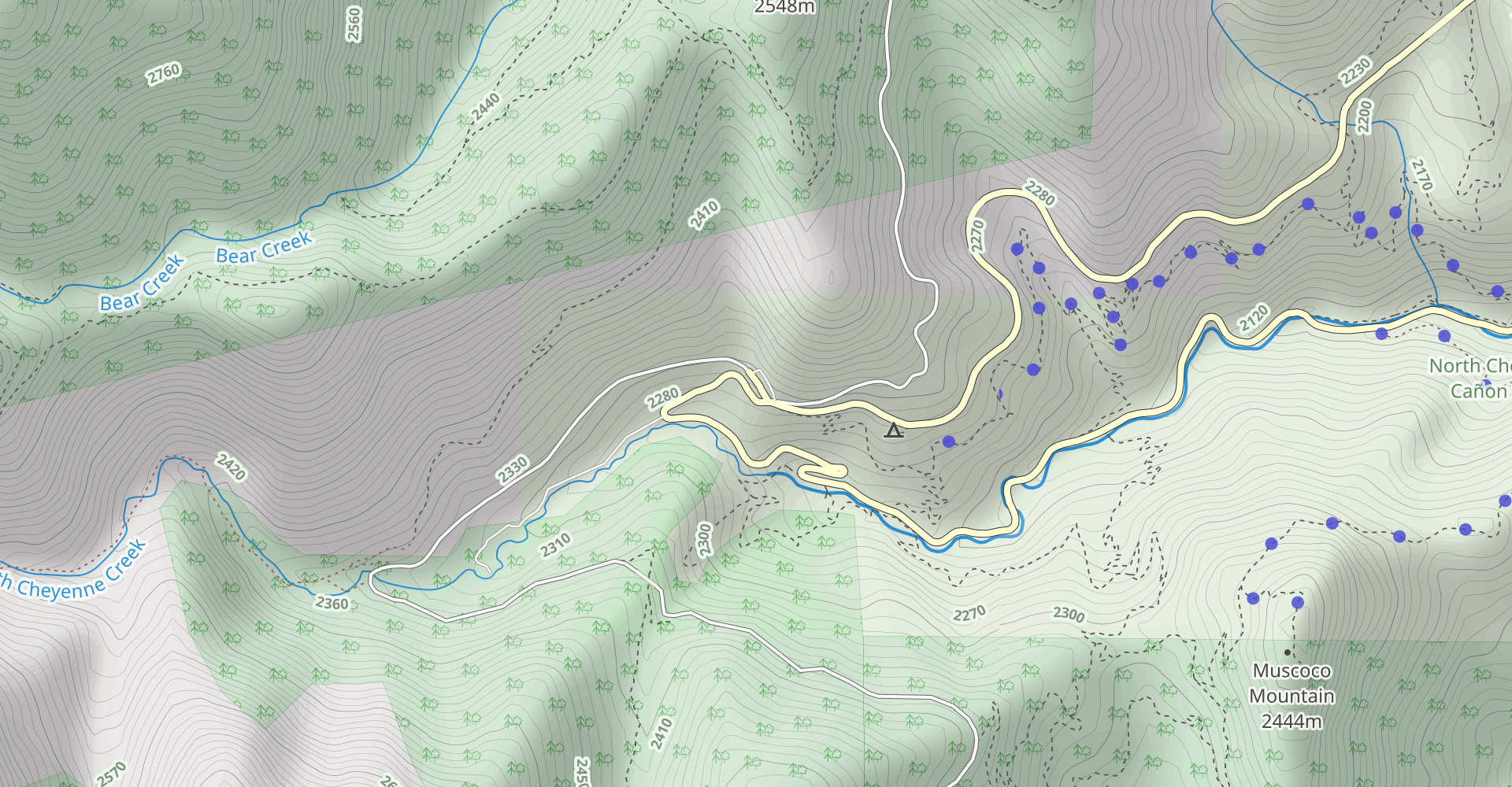 Three Peaks Loop via Gold Camp Road and Captain Jacks Trail