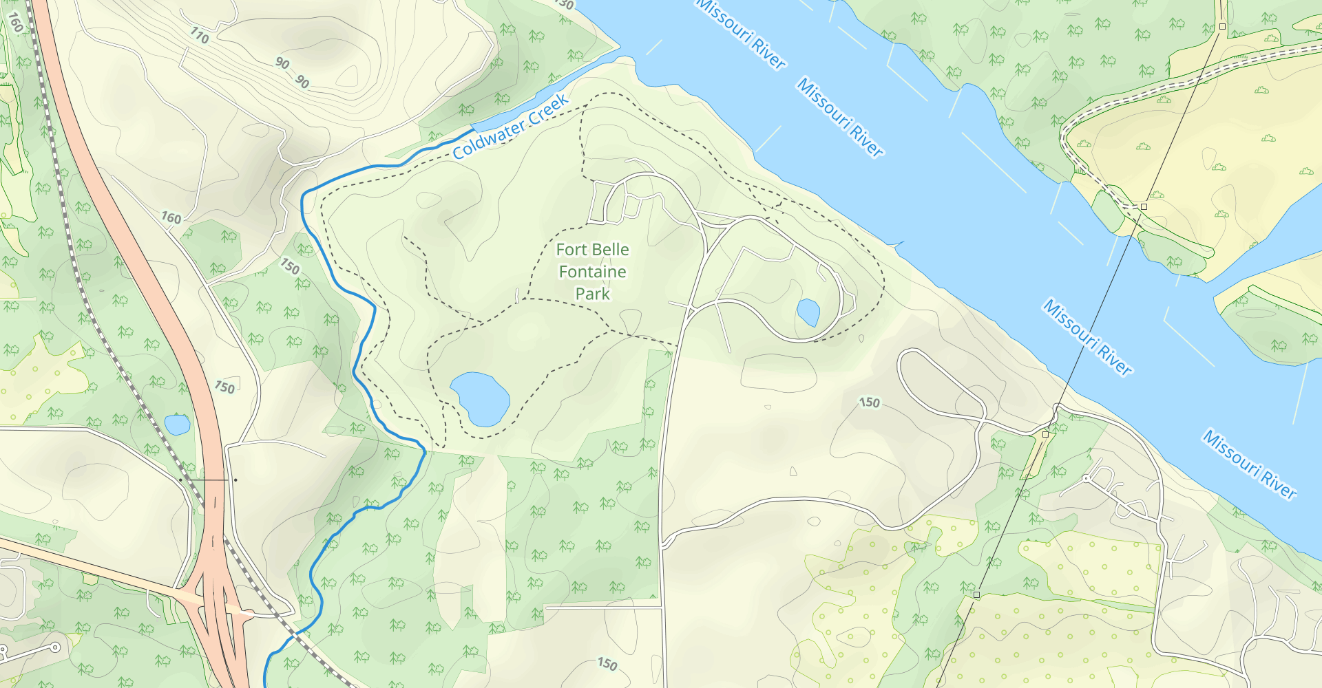 Fort Bellefontaine Loop Trail