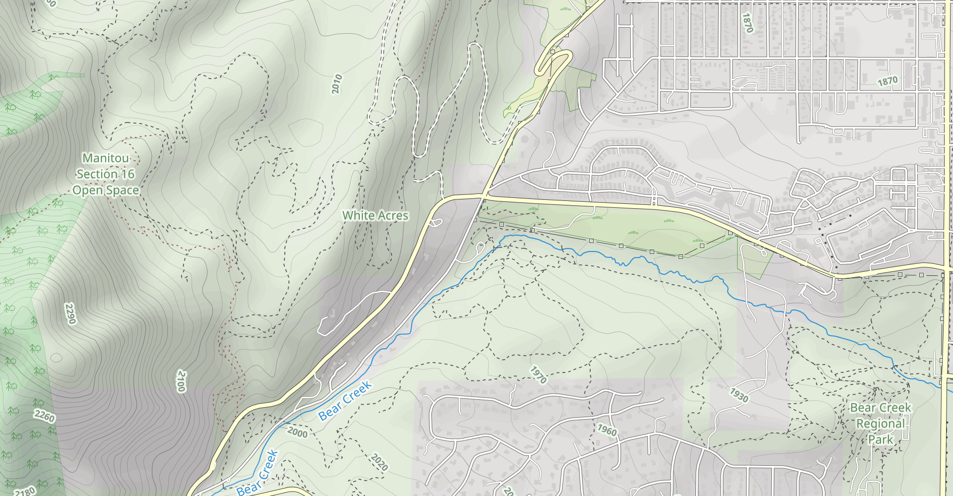 Coyote Gulch Trail and Creekbottom Loop