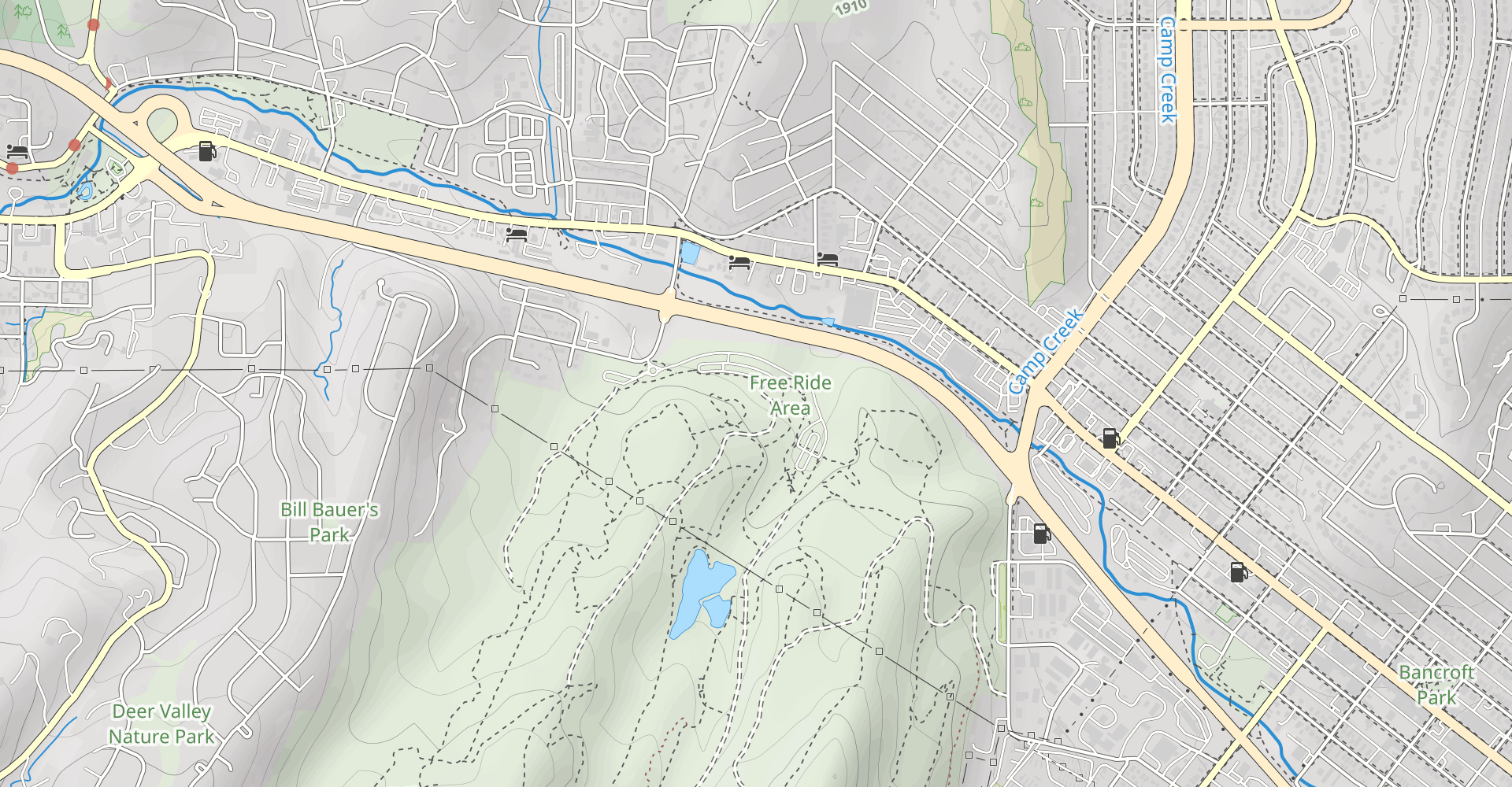 Greenlee and Mesa Loop to Off Leash Dog Area