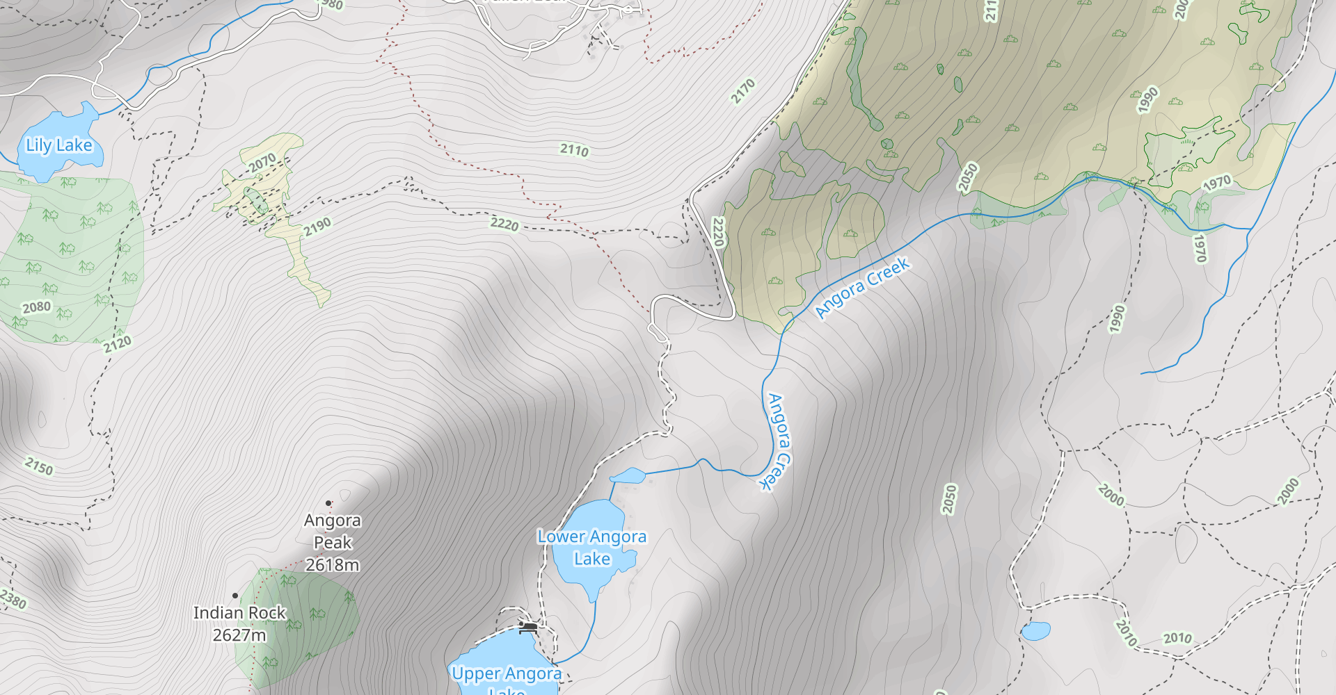 Angora Lakes Trail