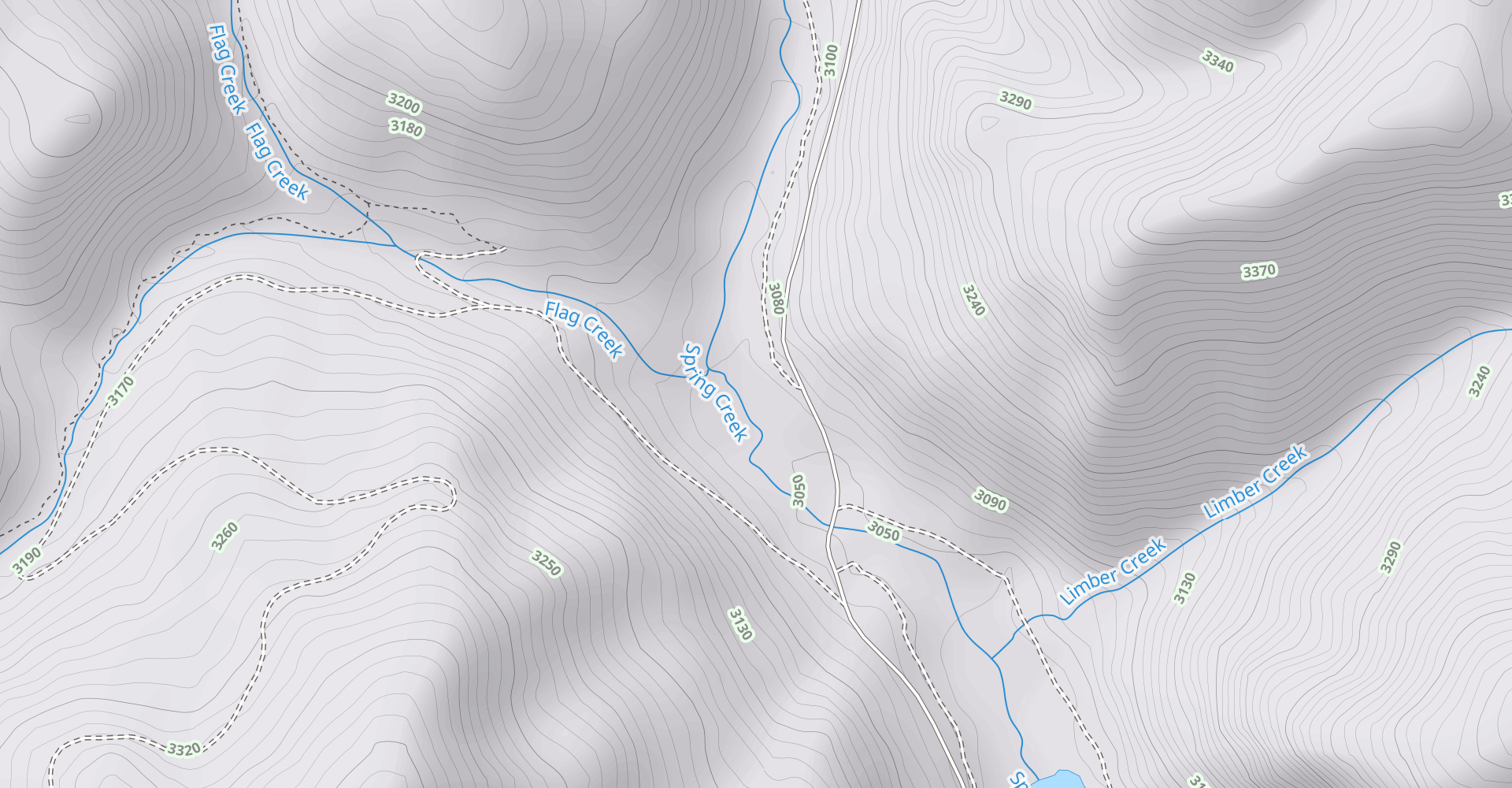 Bear Creek and Deadmans Gulch
