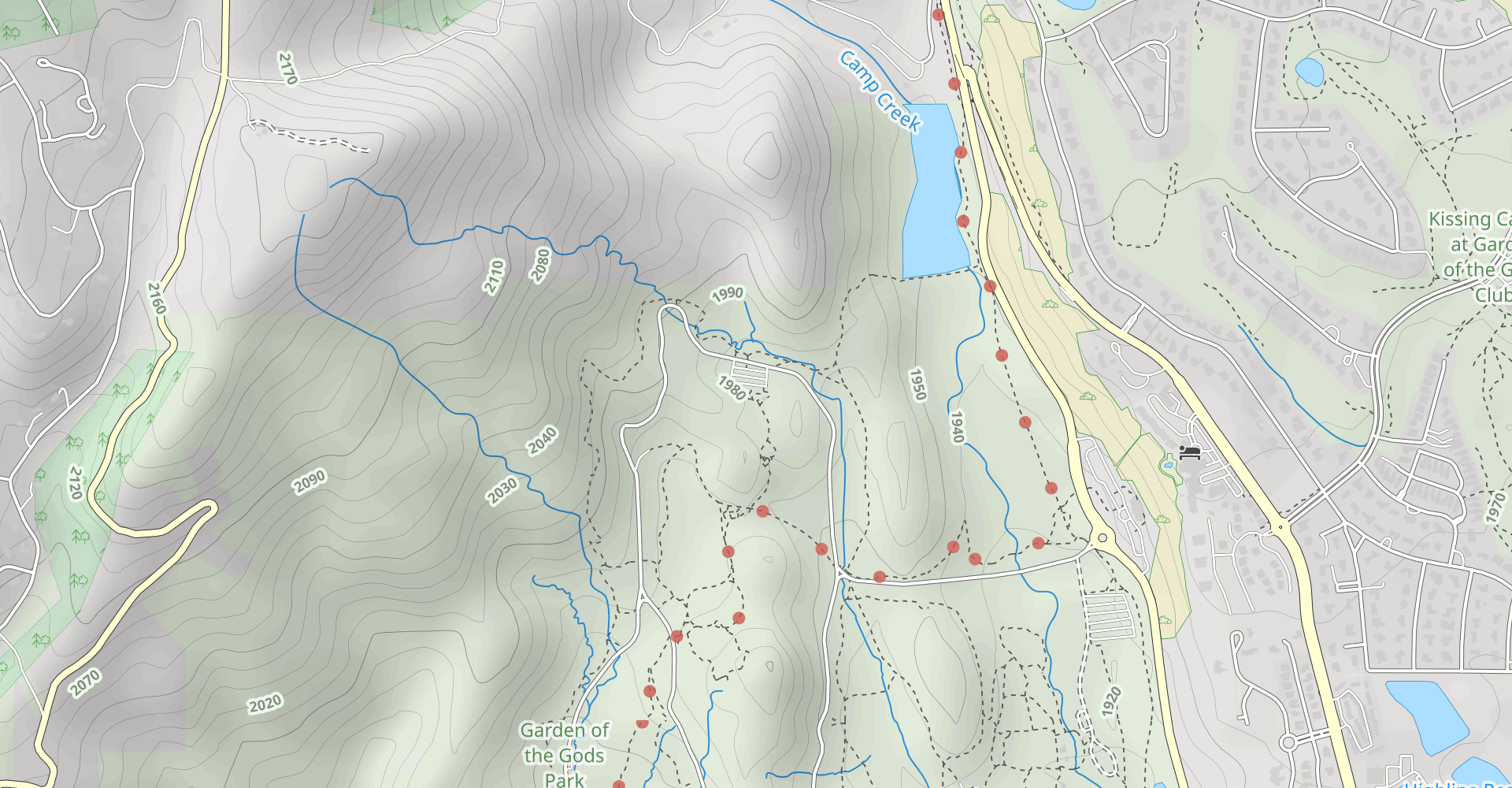 Central Garden, Palmer Trail, Scottsman Trail Loop