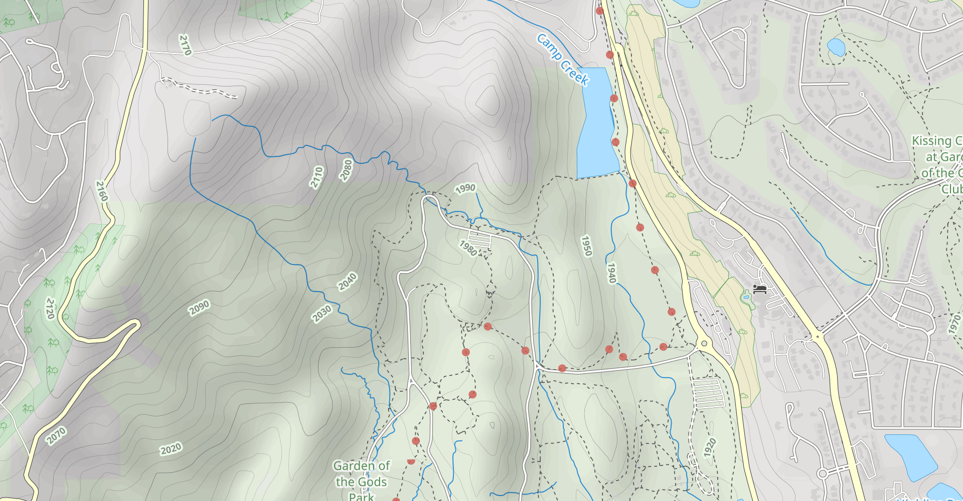 Palmer, Upper Loop, and Central Garden Trail Loop