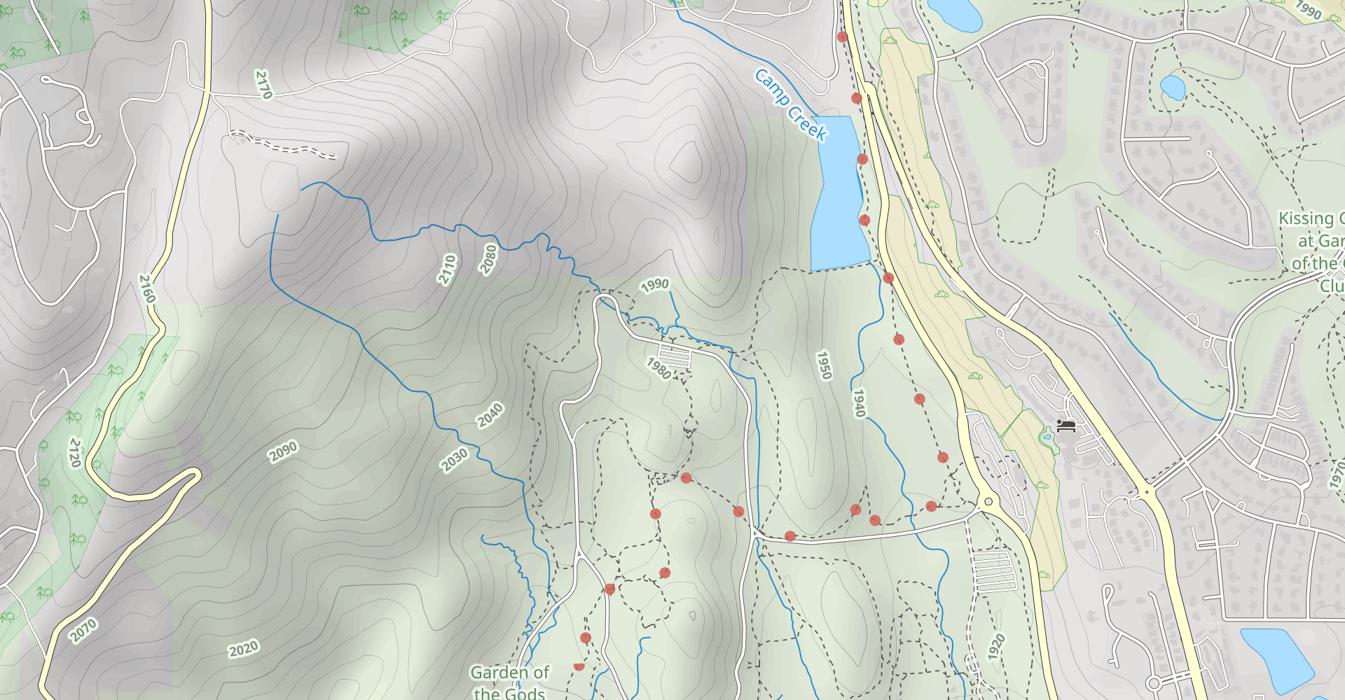 Palmer, Upper Loop, and Central Garden Trail Loop