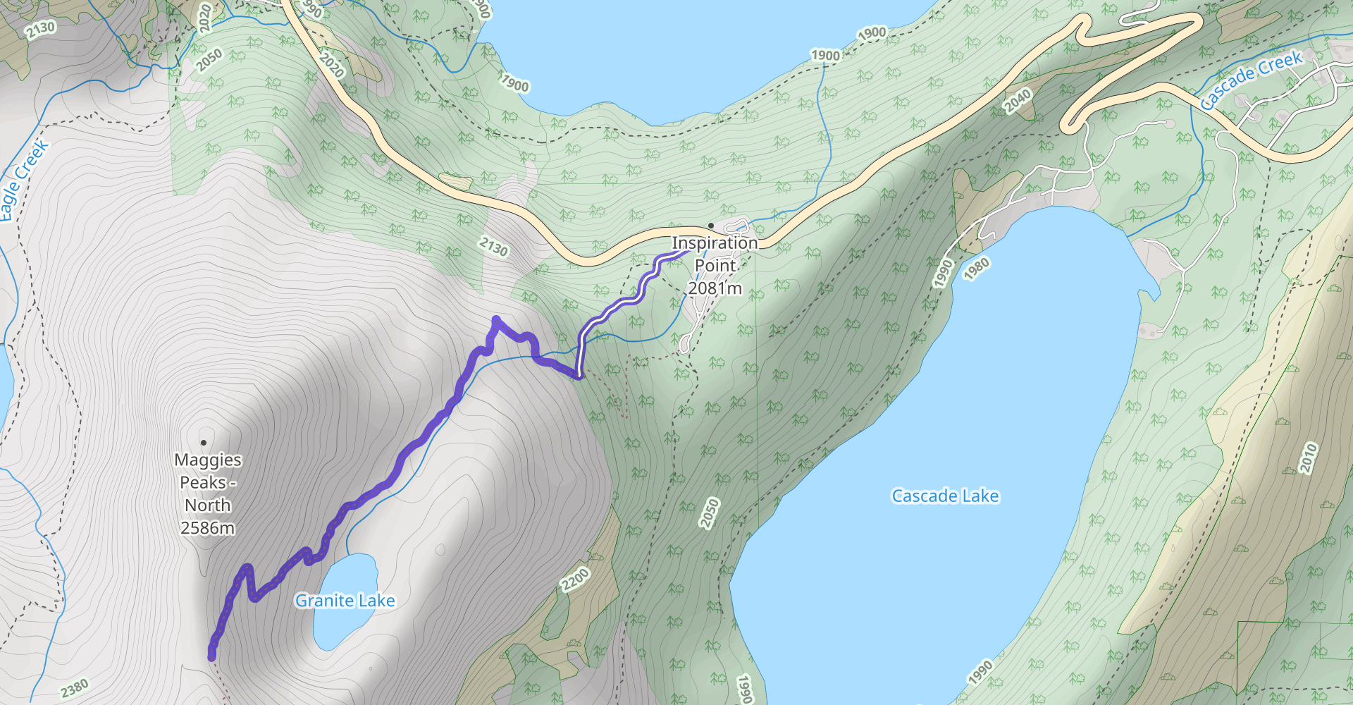 Azure Lake via Cascade Creek Trail