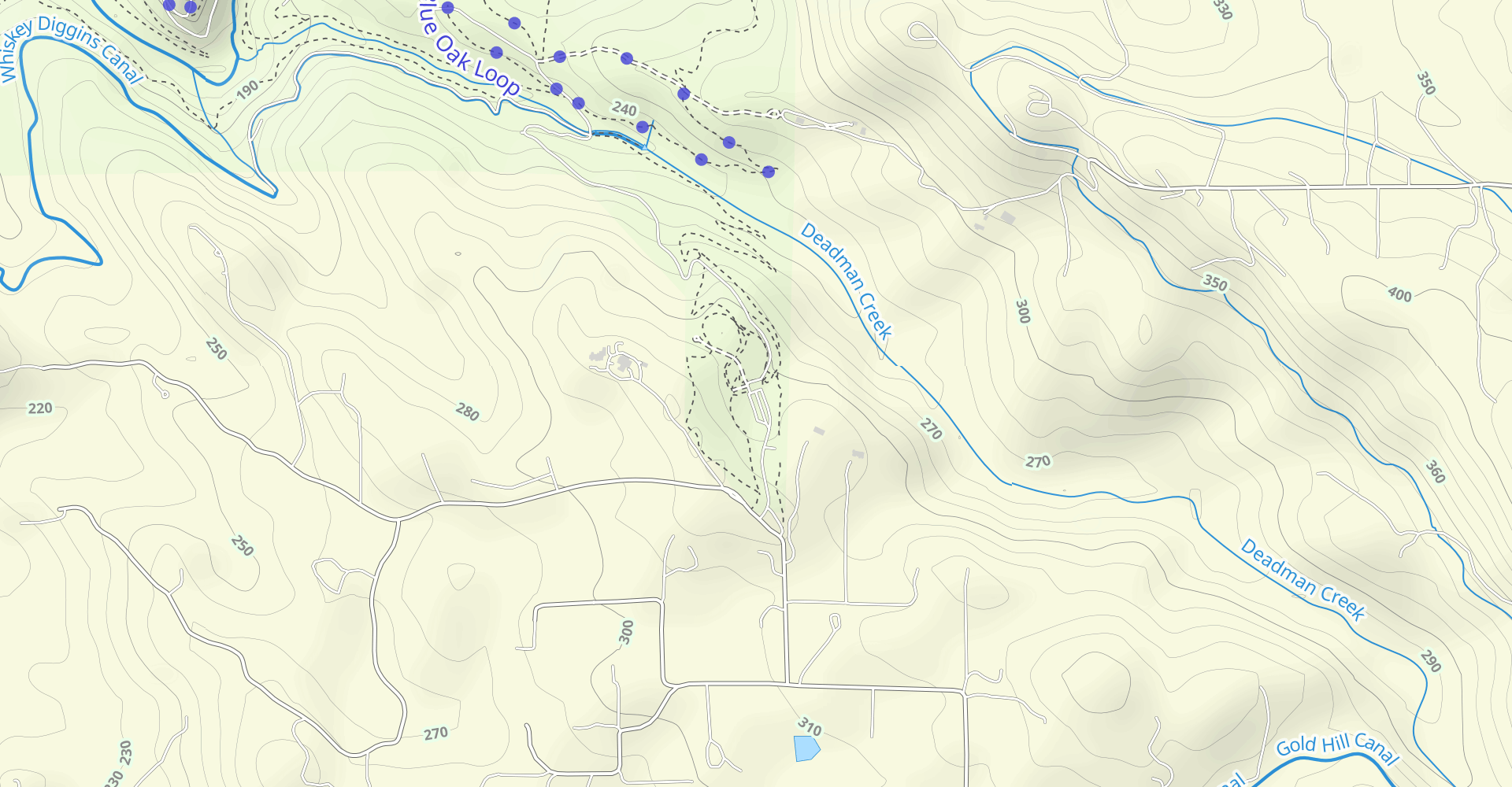 Hidden Falls to River Otter Loop