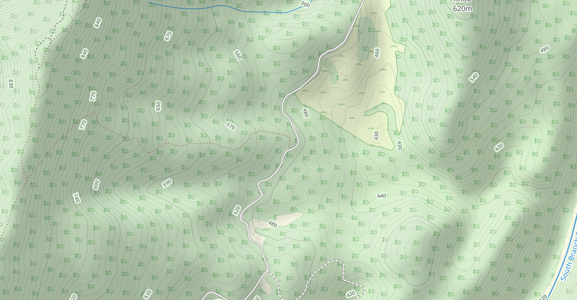 Chimney Top via Landis and North Fork Mountain Trails