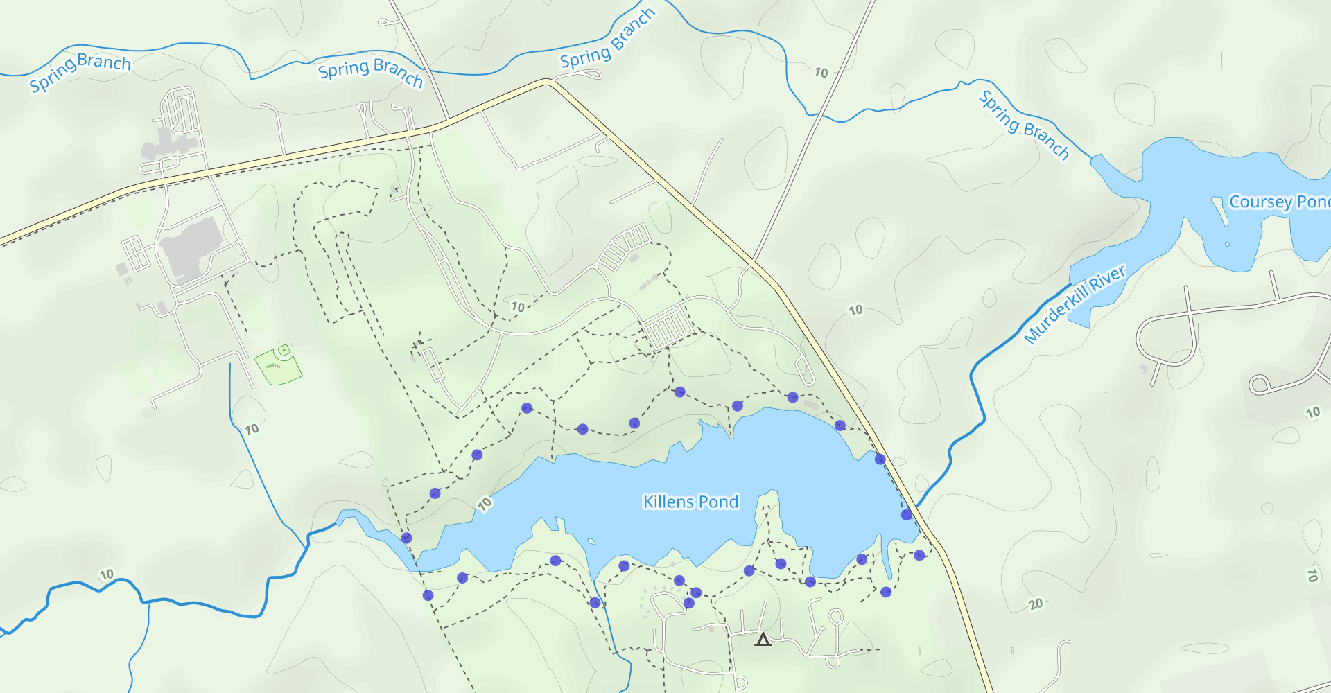 Hike Killens Pond Loop Trail