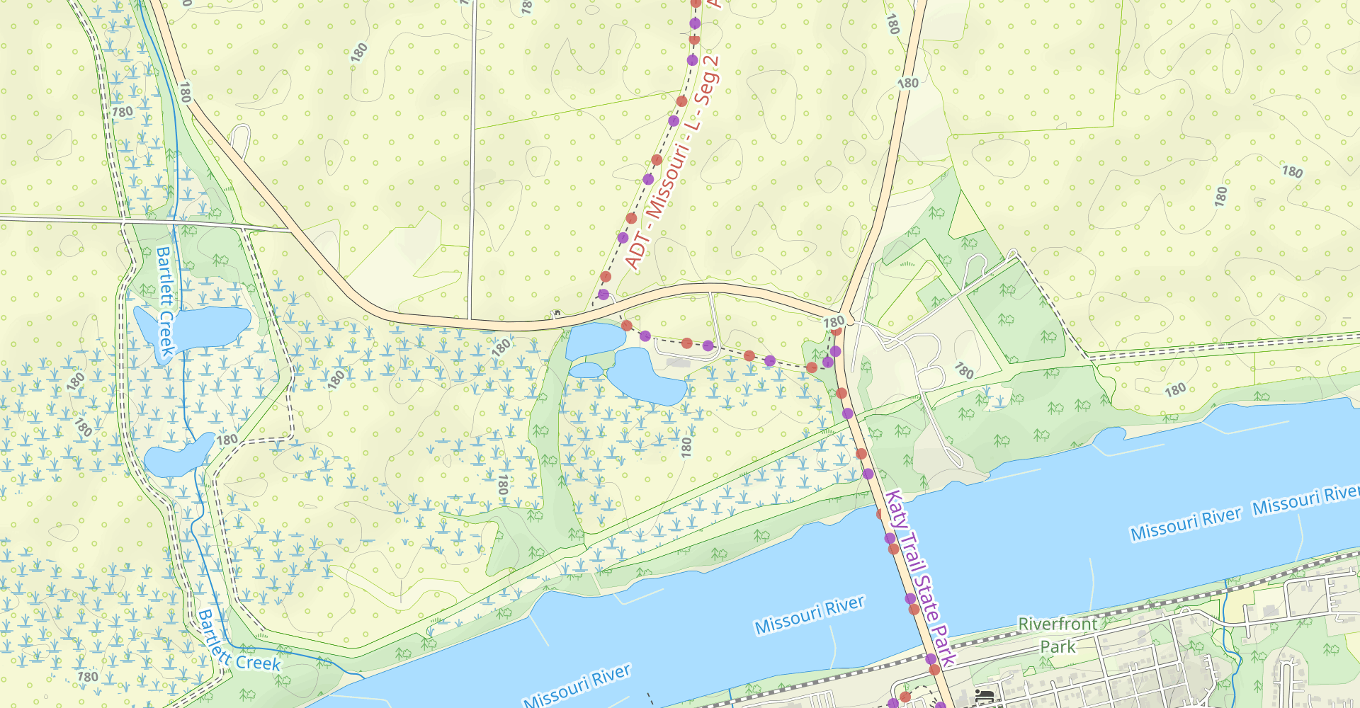 Katy Trail: Boonville to Rocheport