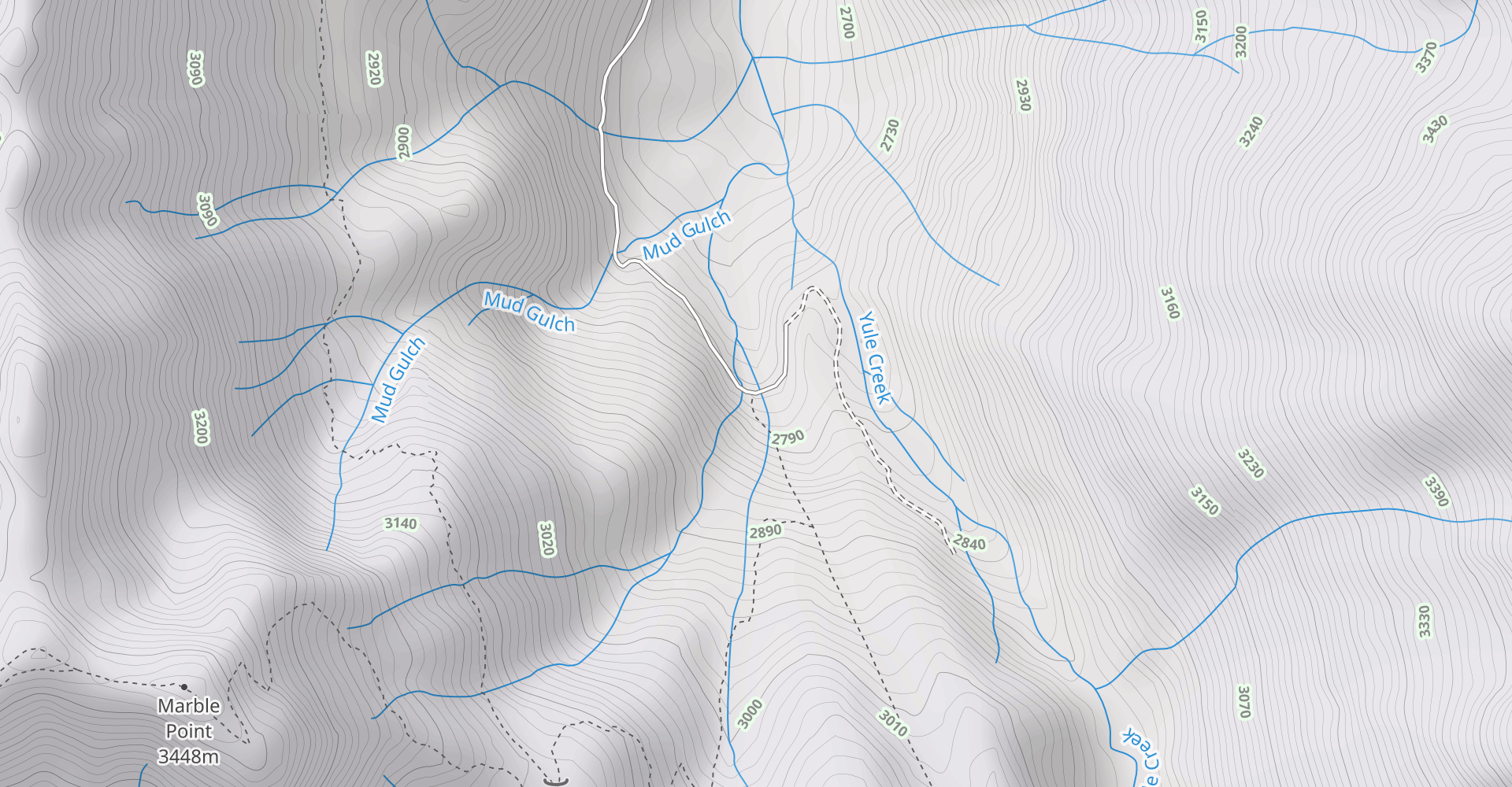 Yule Pass Trail to Paradise Divide