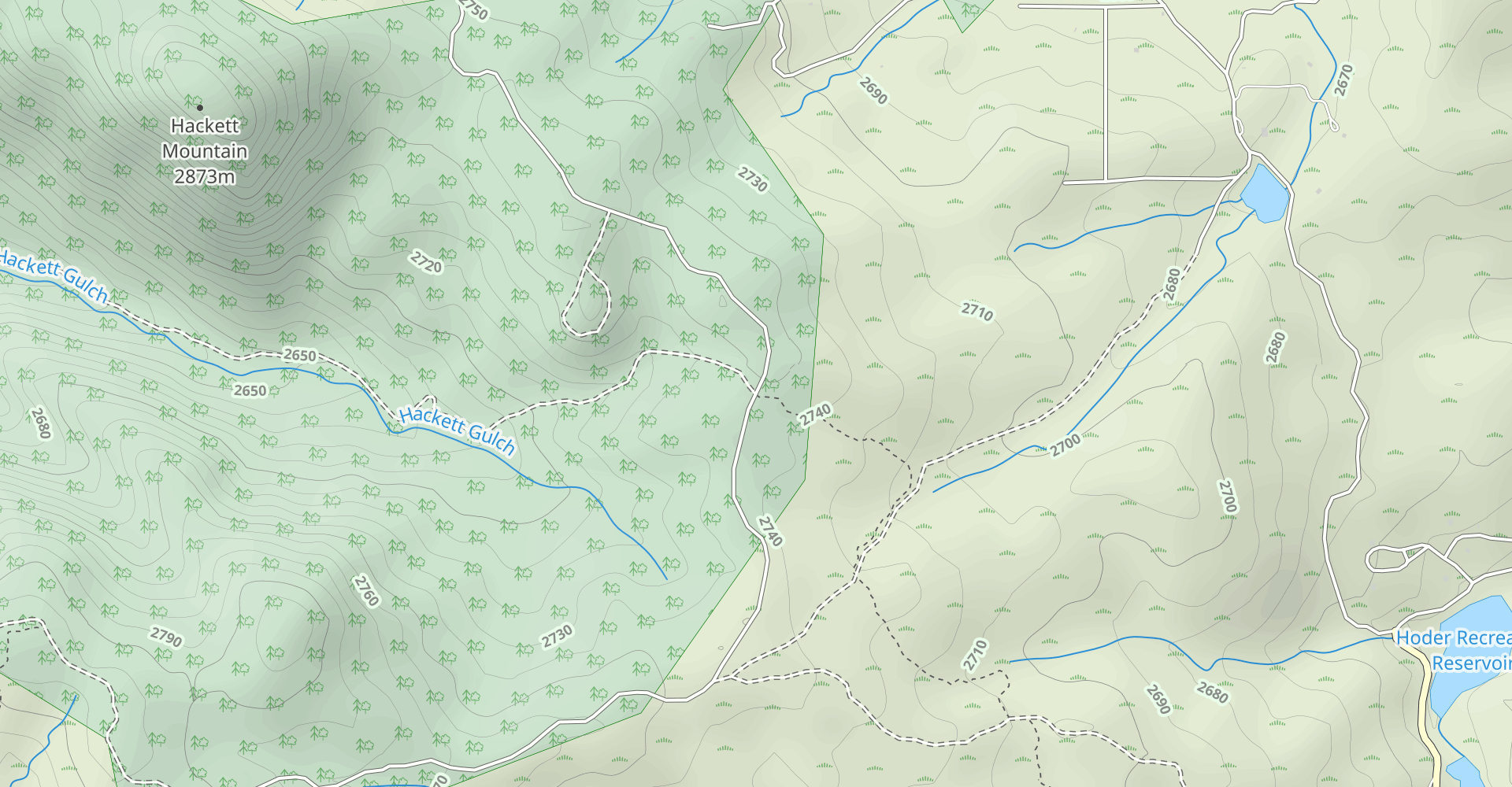 Hackett Gulch OHV Trail