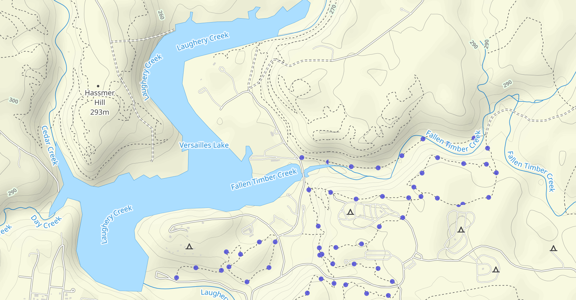 Versailles Mountain Bike Trail