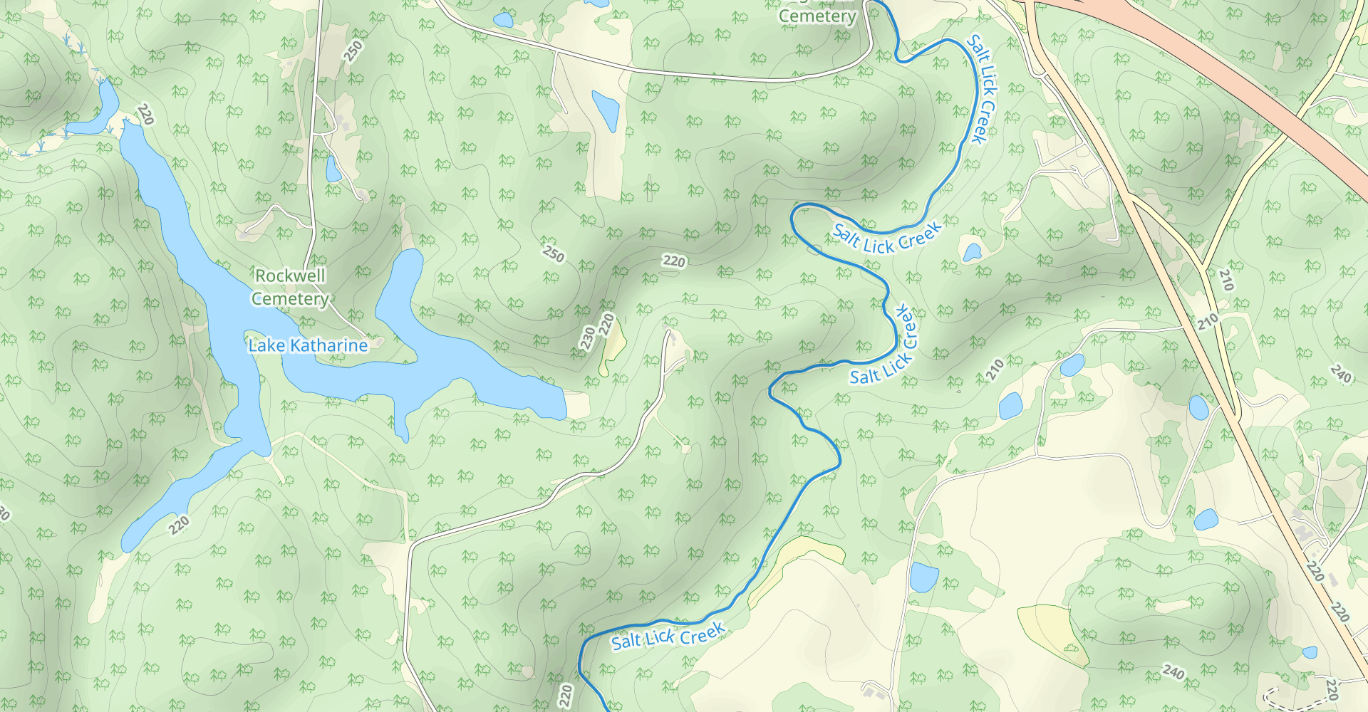 Calico Bush Trail, Pine Ridge Trail, and Salt Creek Trail Loop