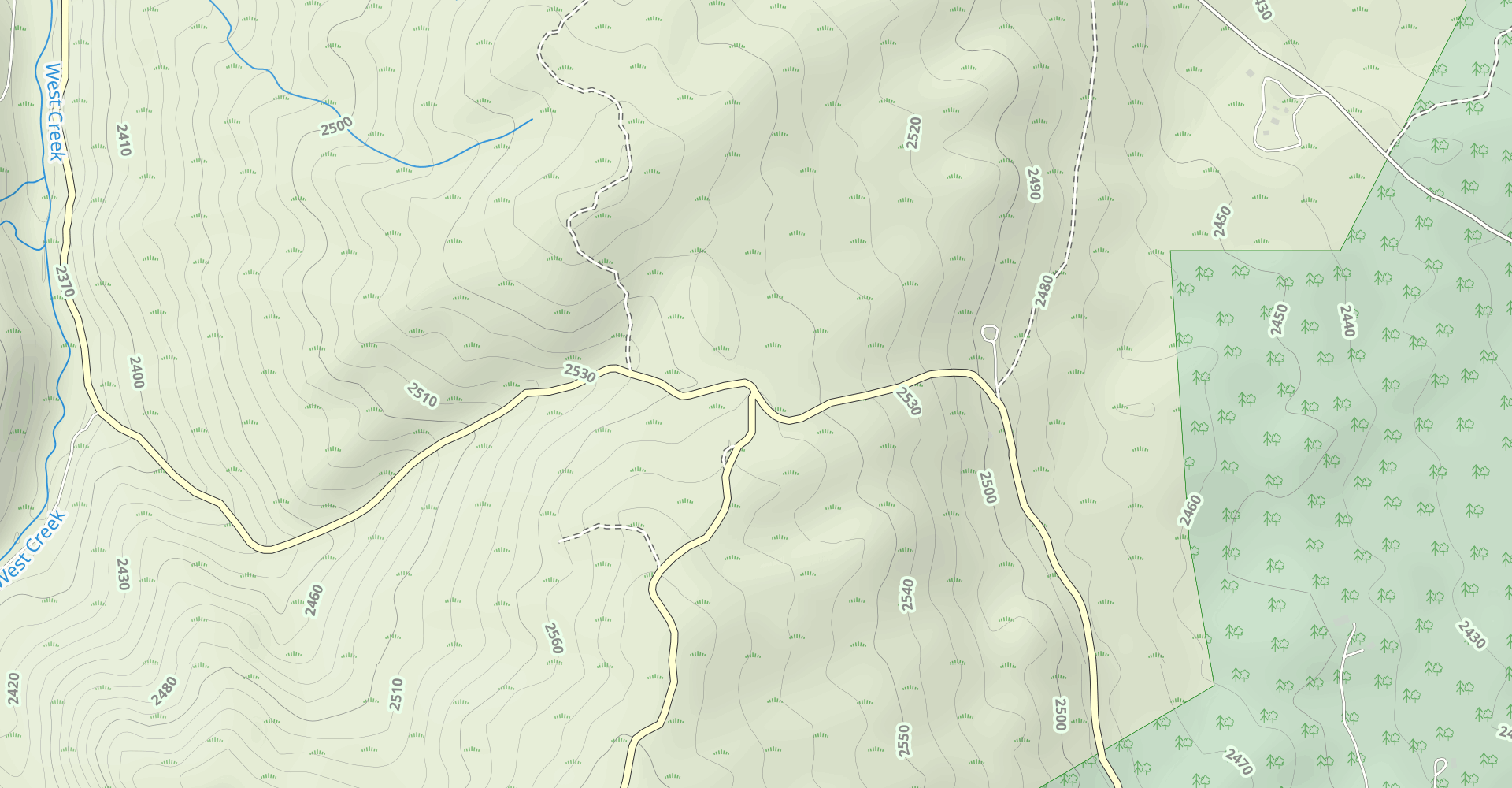 Rule Ridge OHV Road