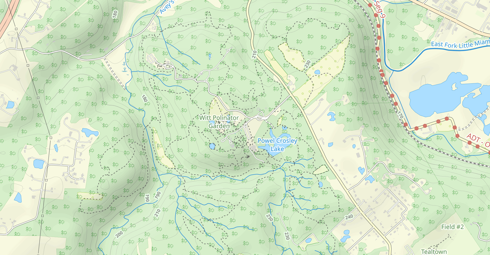 Upland, Fernwood, Whitetail Trace, and Lookout Loop