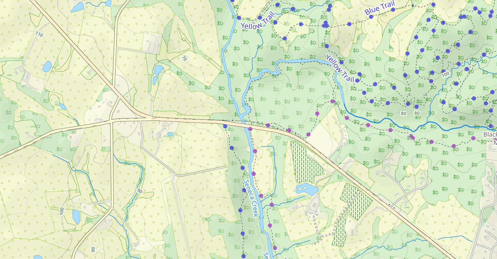 Seneca Greenway to Upper Potomac River Trail