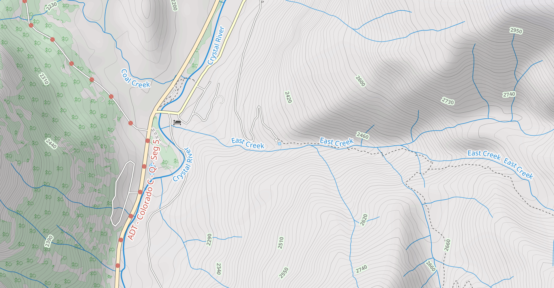 East Creek and Gift Creek Trail
