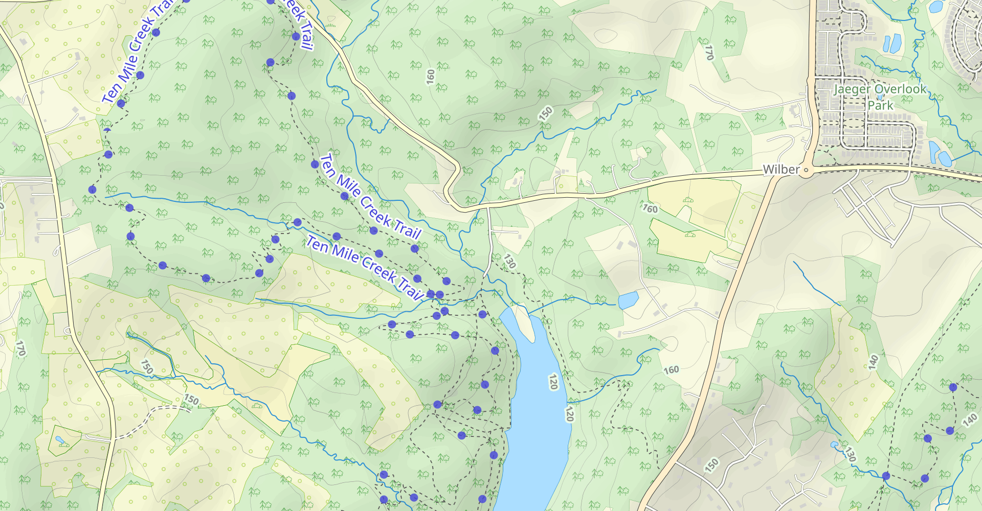 Cool Springs Run and Turkey Hill Loop
