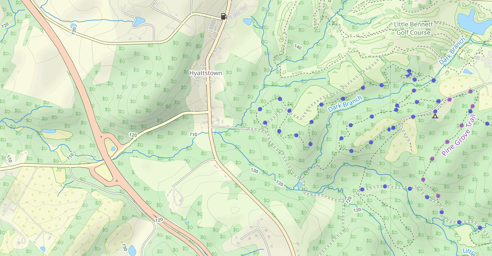Western Piedmont Trail, Mount Builder, Owl Ridge Loop