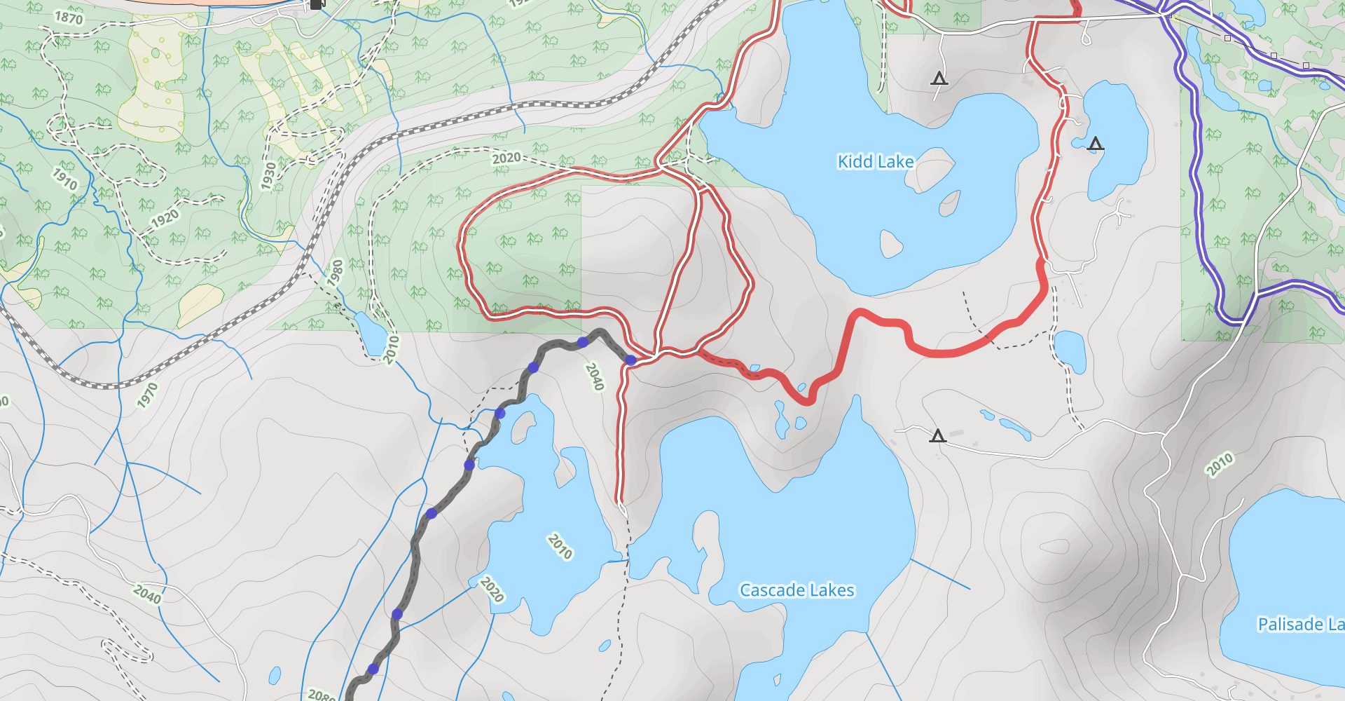 Devil's Outlook and Franny Trail Loop