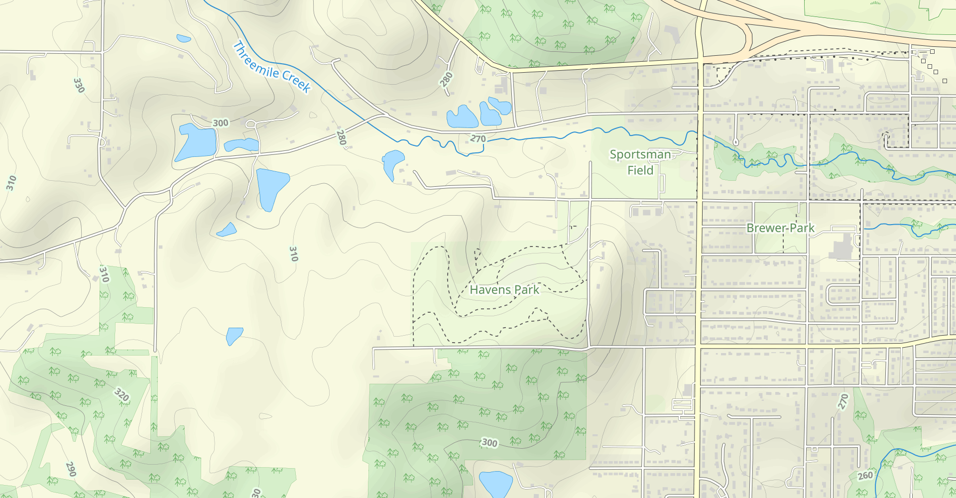 Hike Havens Park (Exterior Trail)