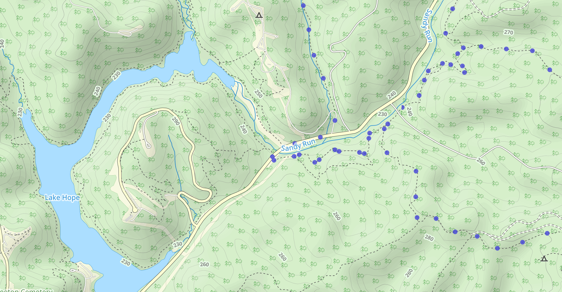 Hope Furnace to Sidewinder Trail